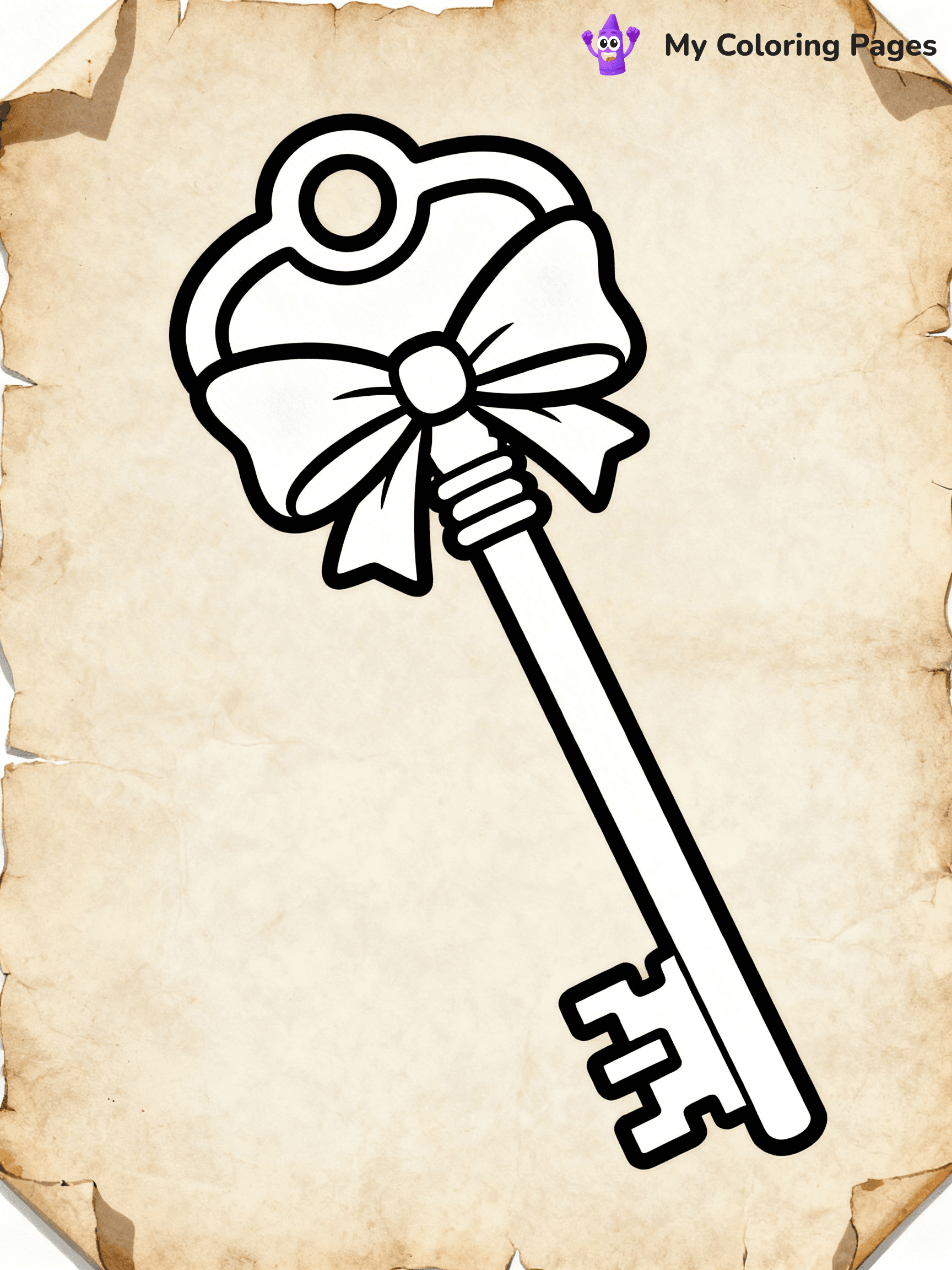 Key Coloring Pages - 11