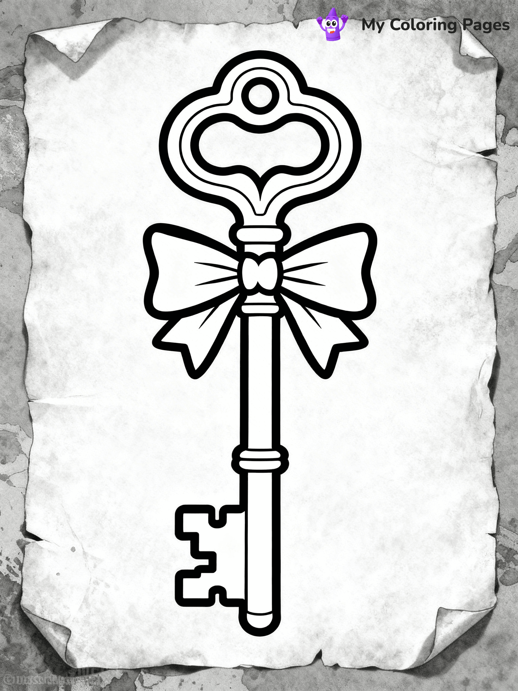 Key Coloring Pages - 10