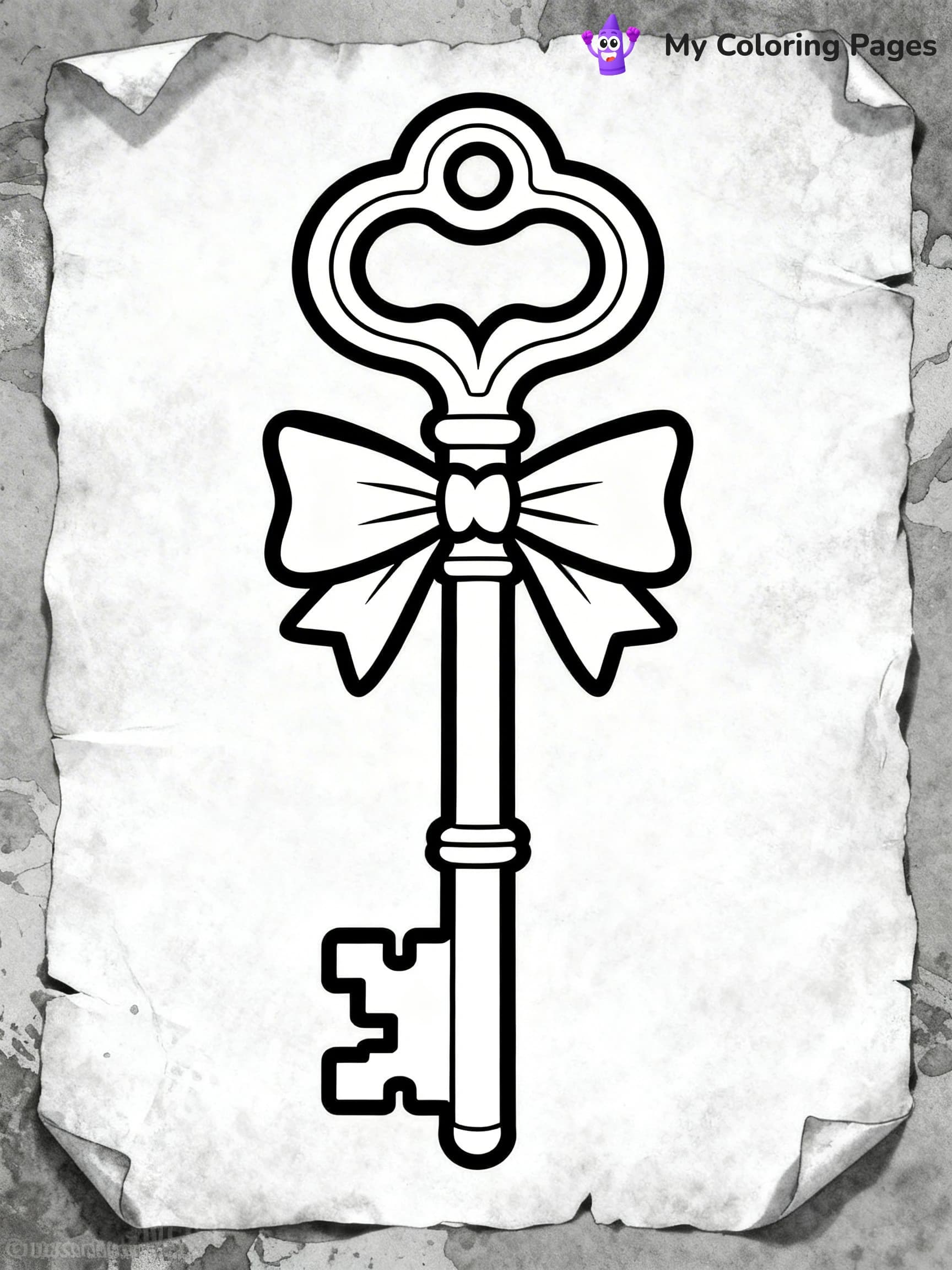 Key Coloring Pages - 10