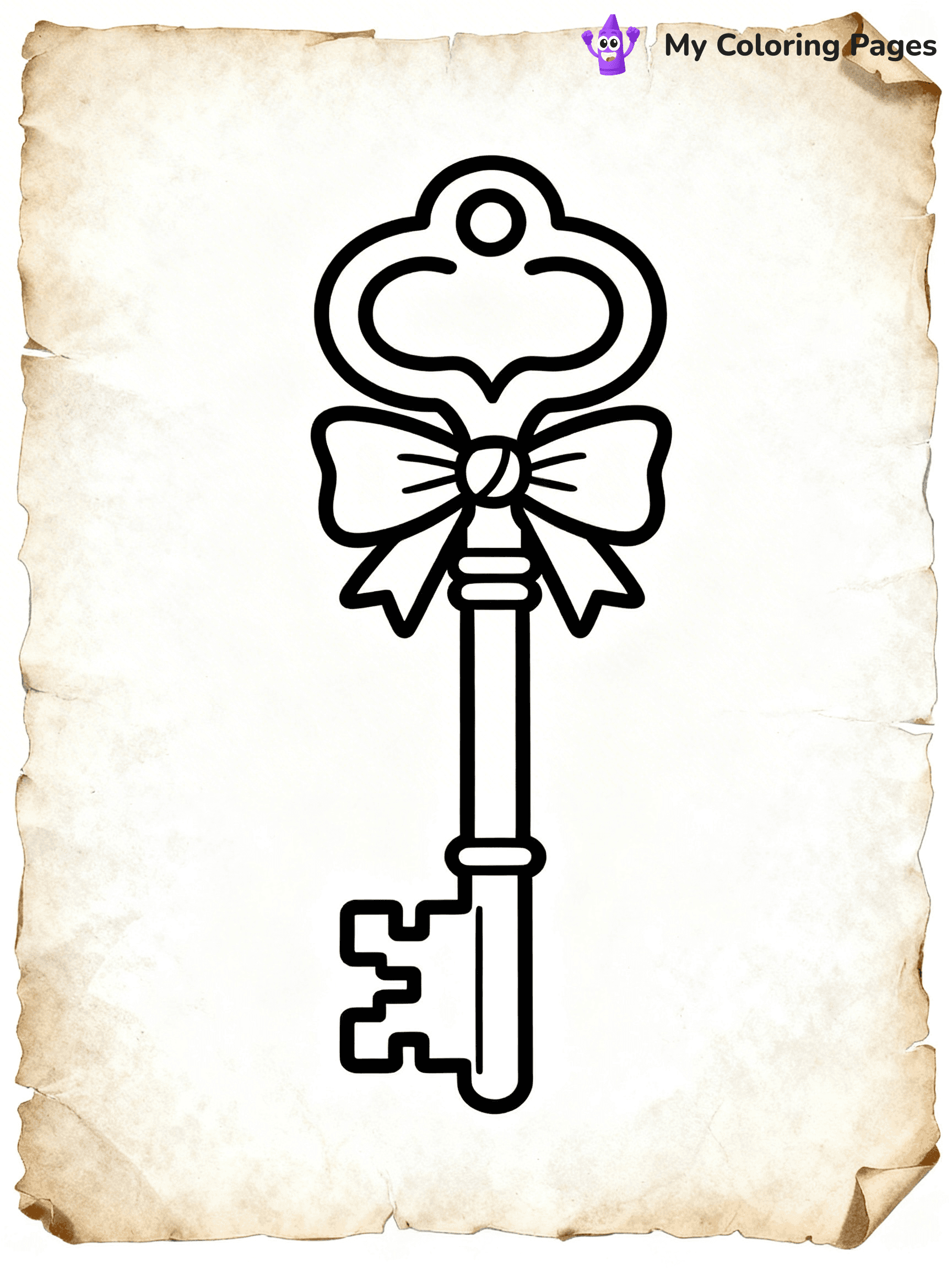 Key Coloring Pages - 9