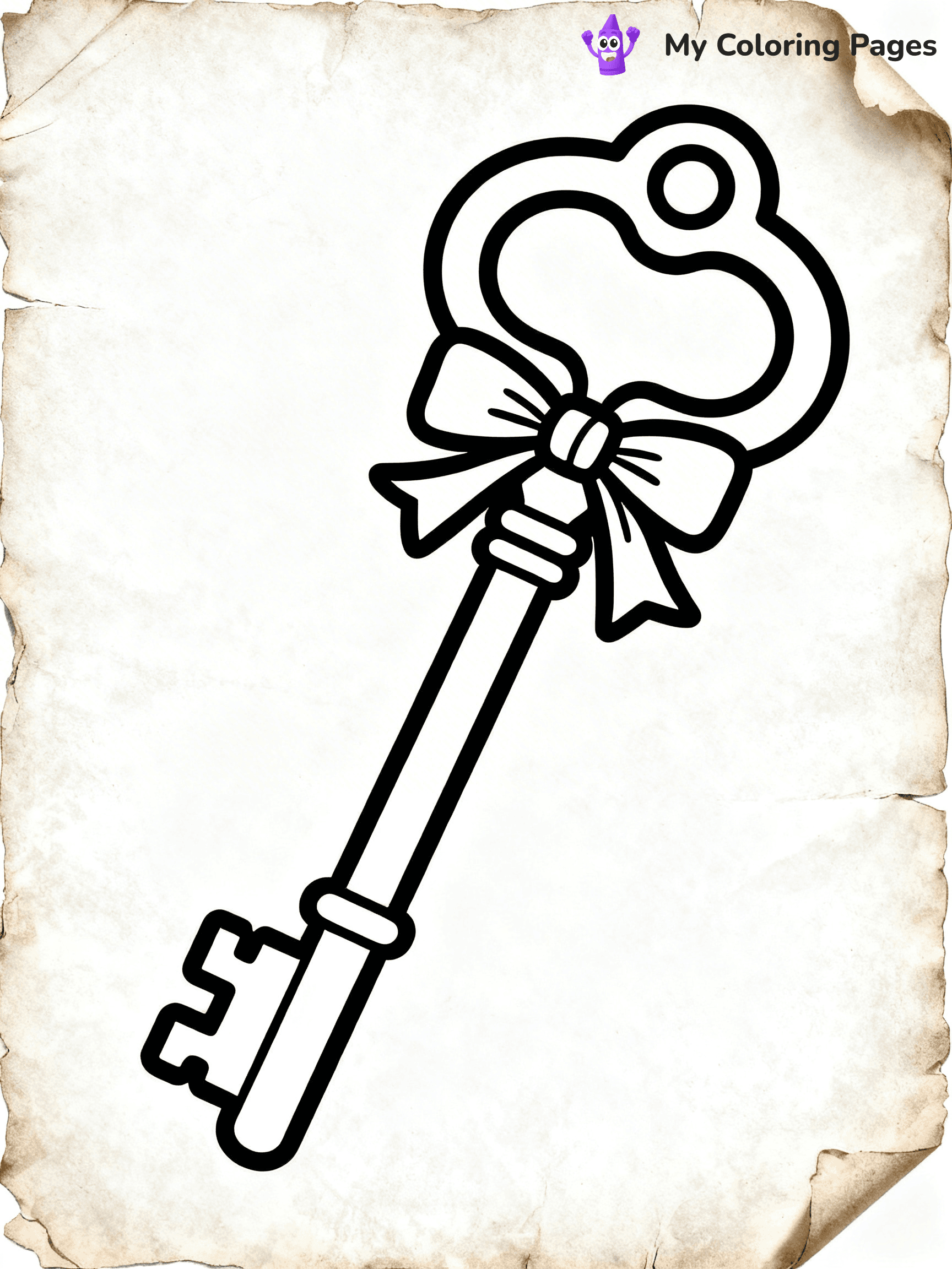 Key Coloring Pages - 8