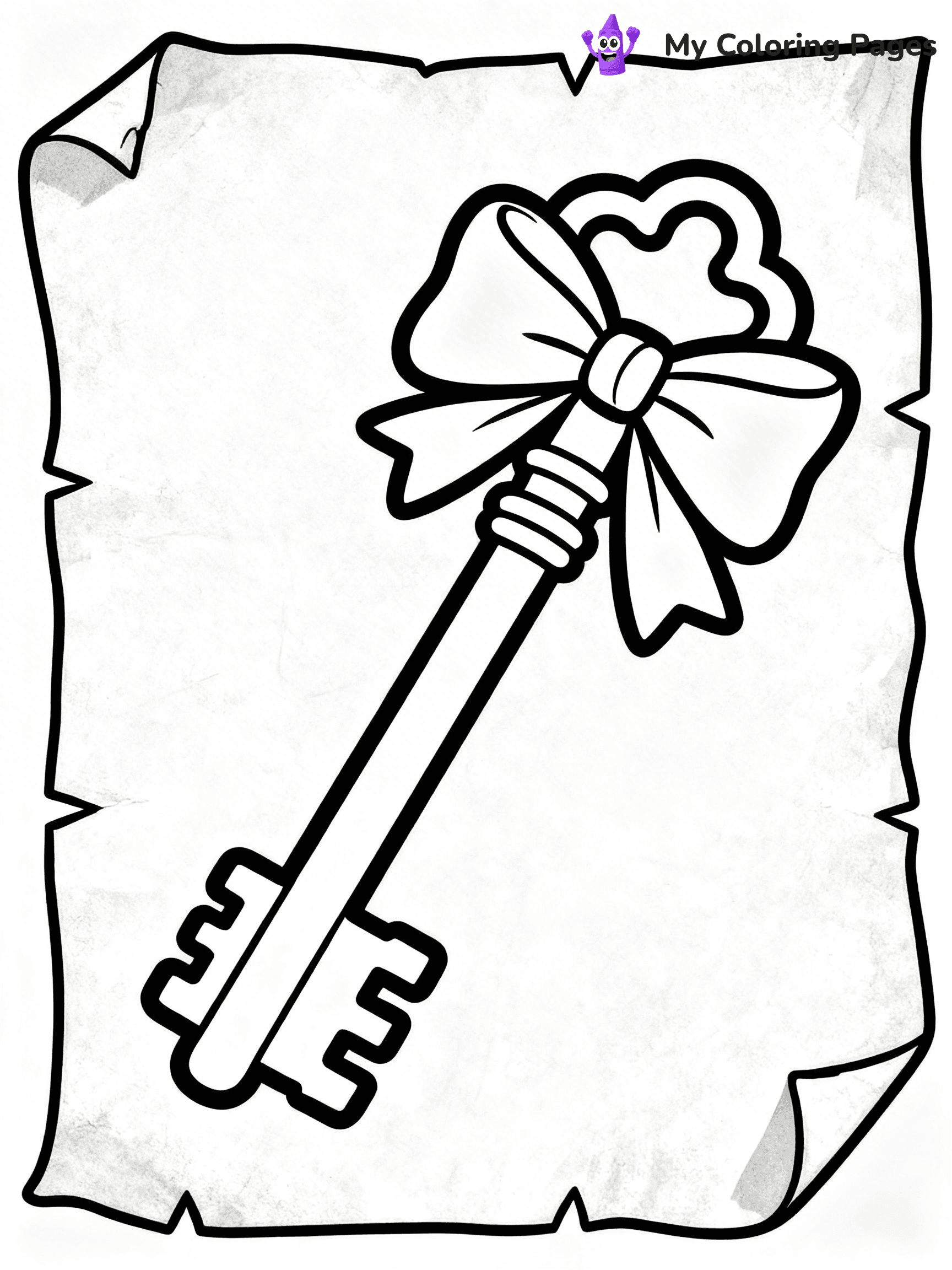 Key Coloring Pages - 7