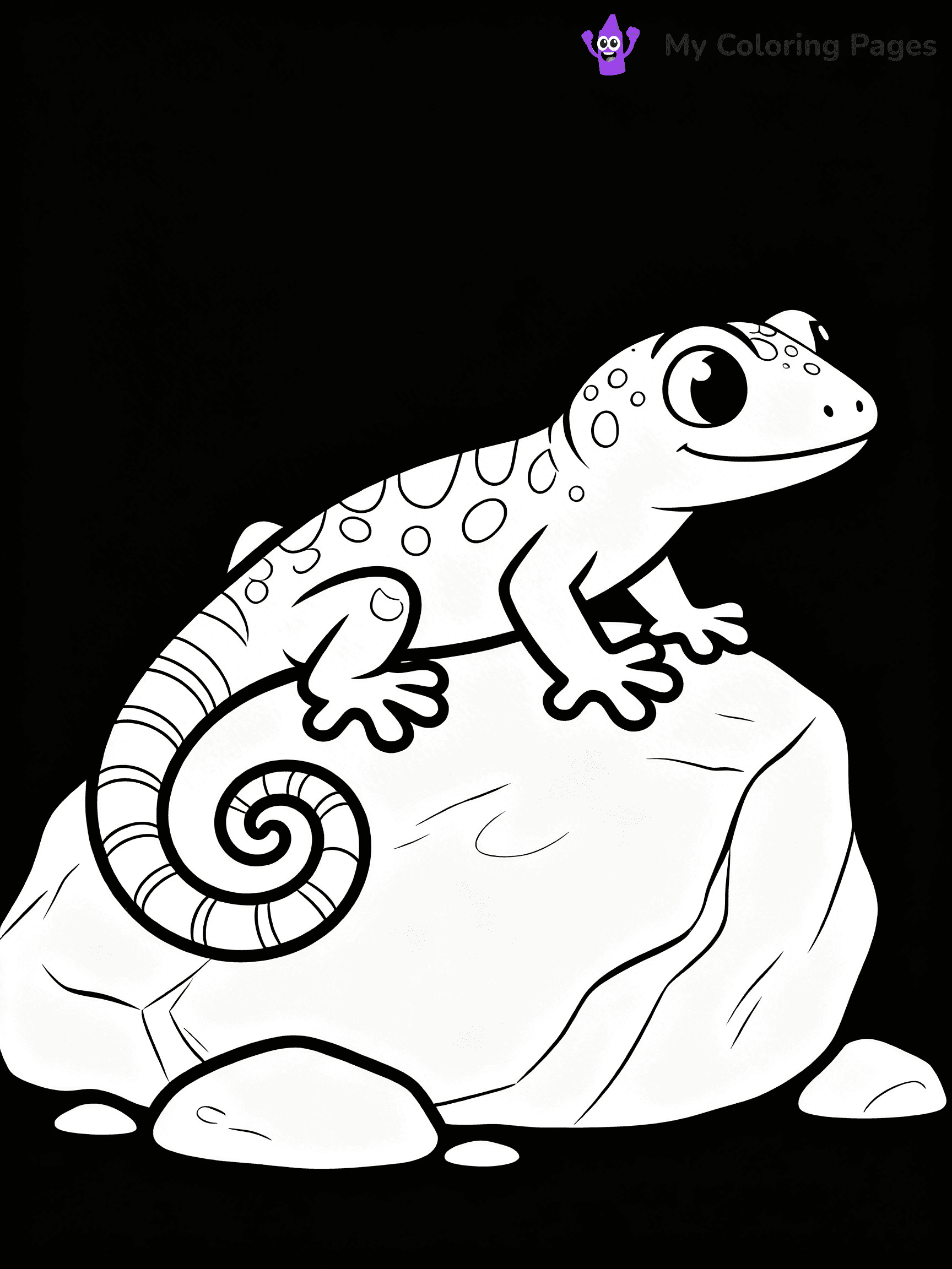 Leopard Gecko Coloring Pages - 31