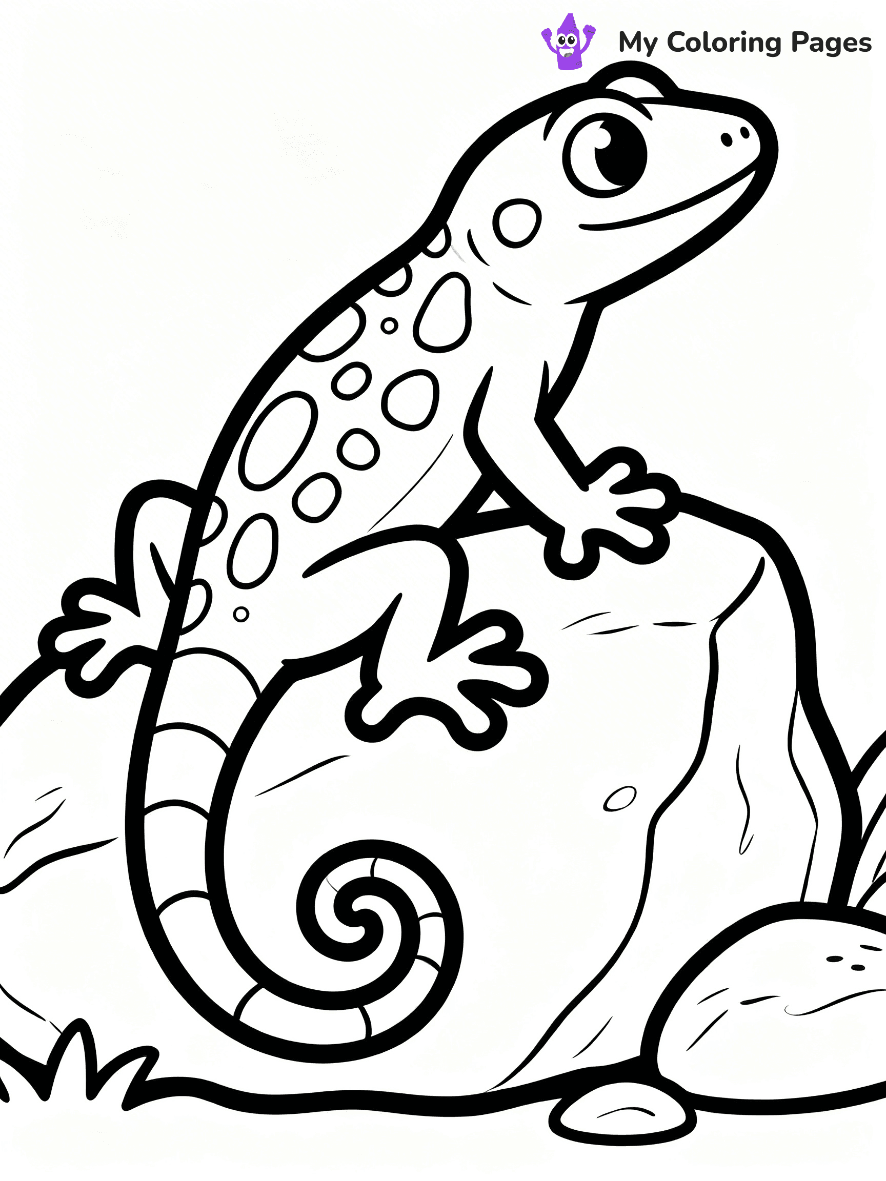 Leopard Gecko Coloring Pages - 30