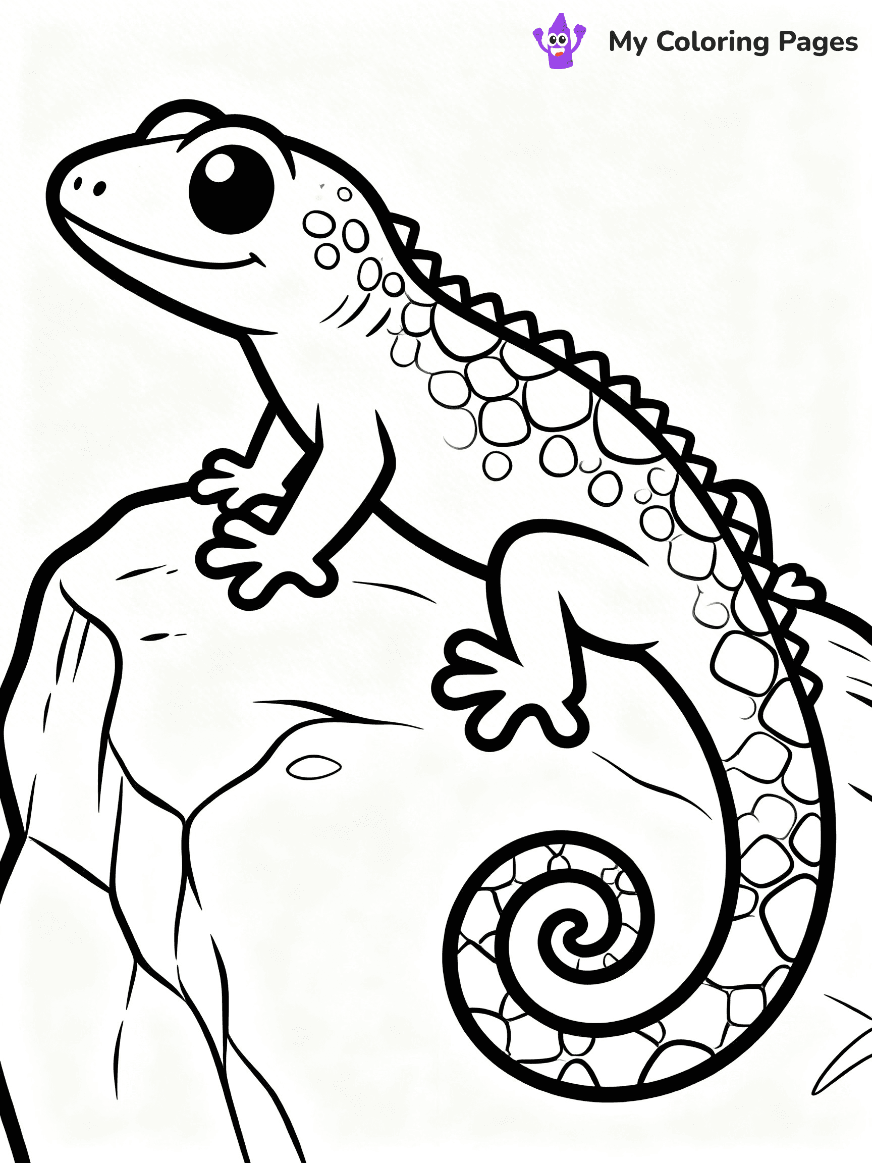 Leopard Gecko Coloring Pages - 28