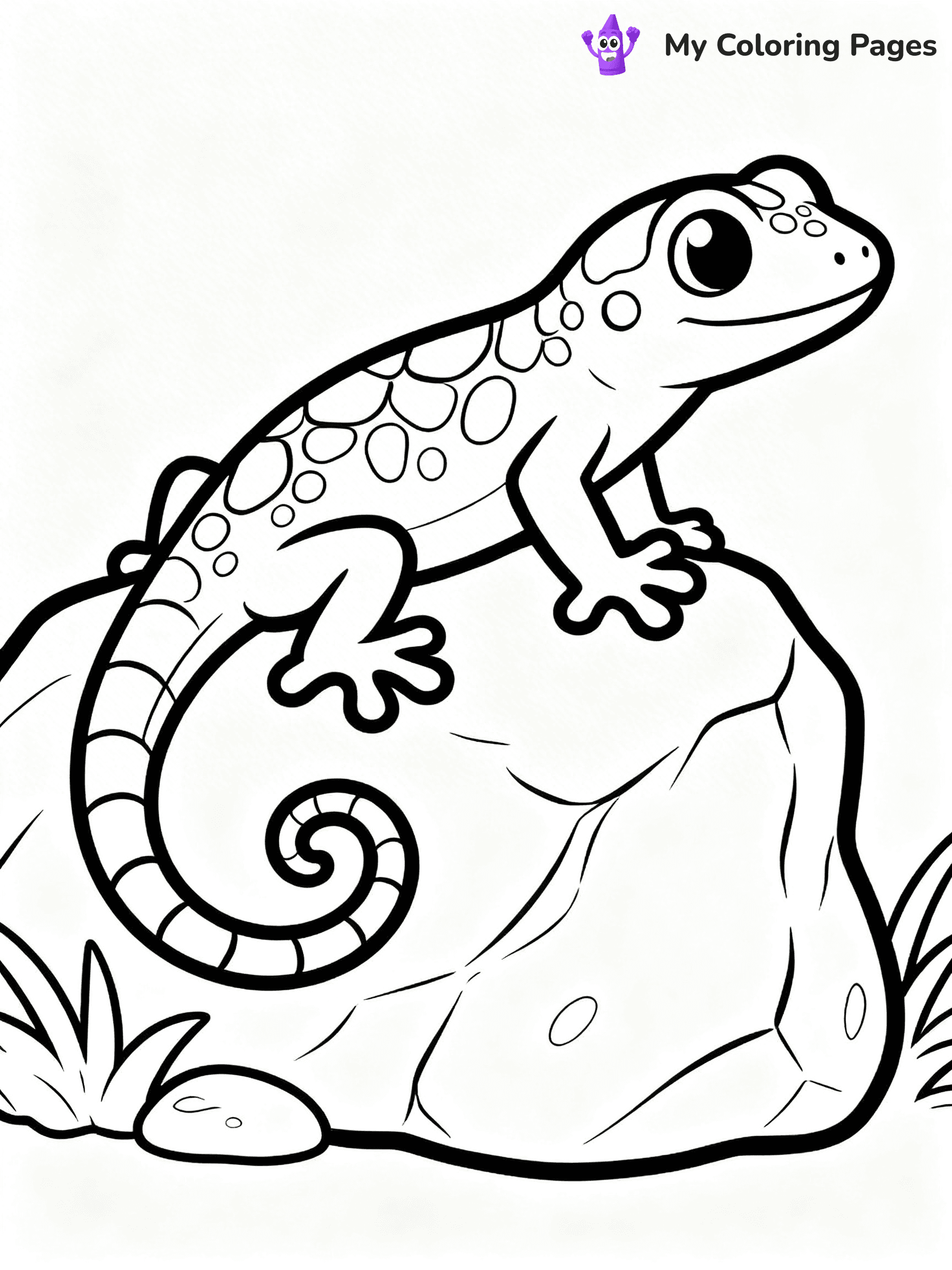 Leopard Gecko Coloring Pages - 27