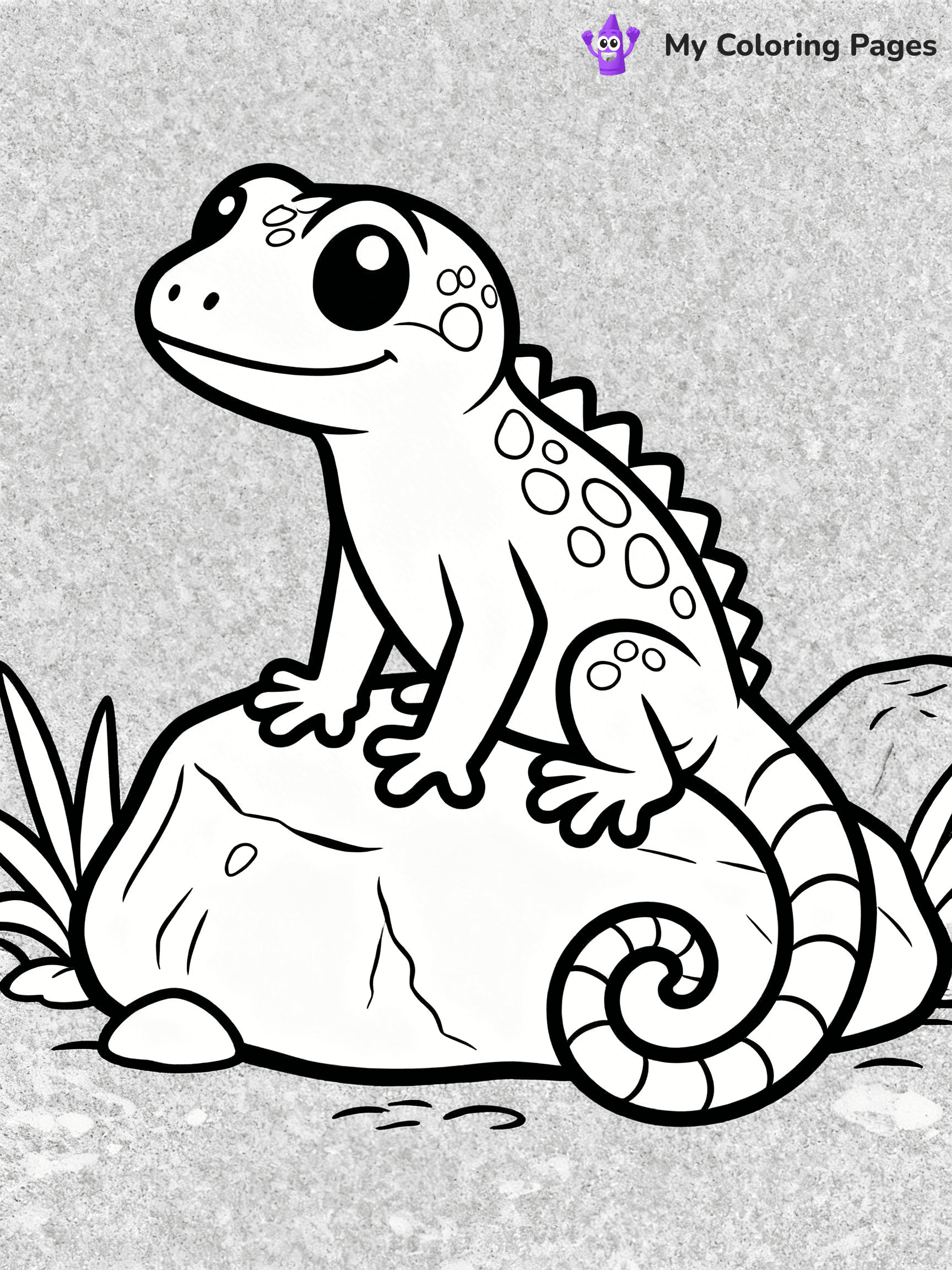Leopard Gecko Coloring Pages - 26
