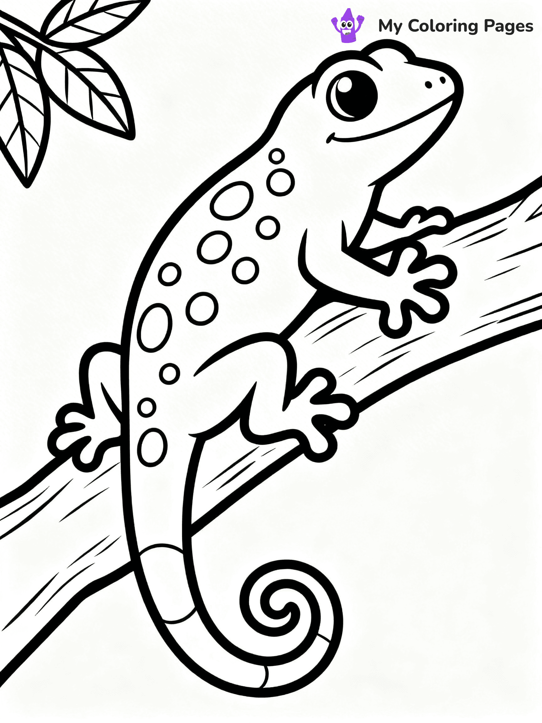 Leopard Gecko Coloring Pages - 24