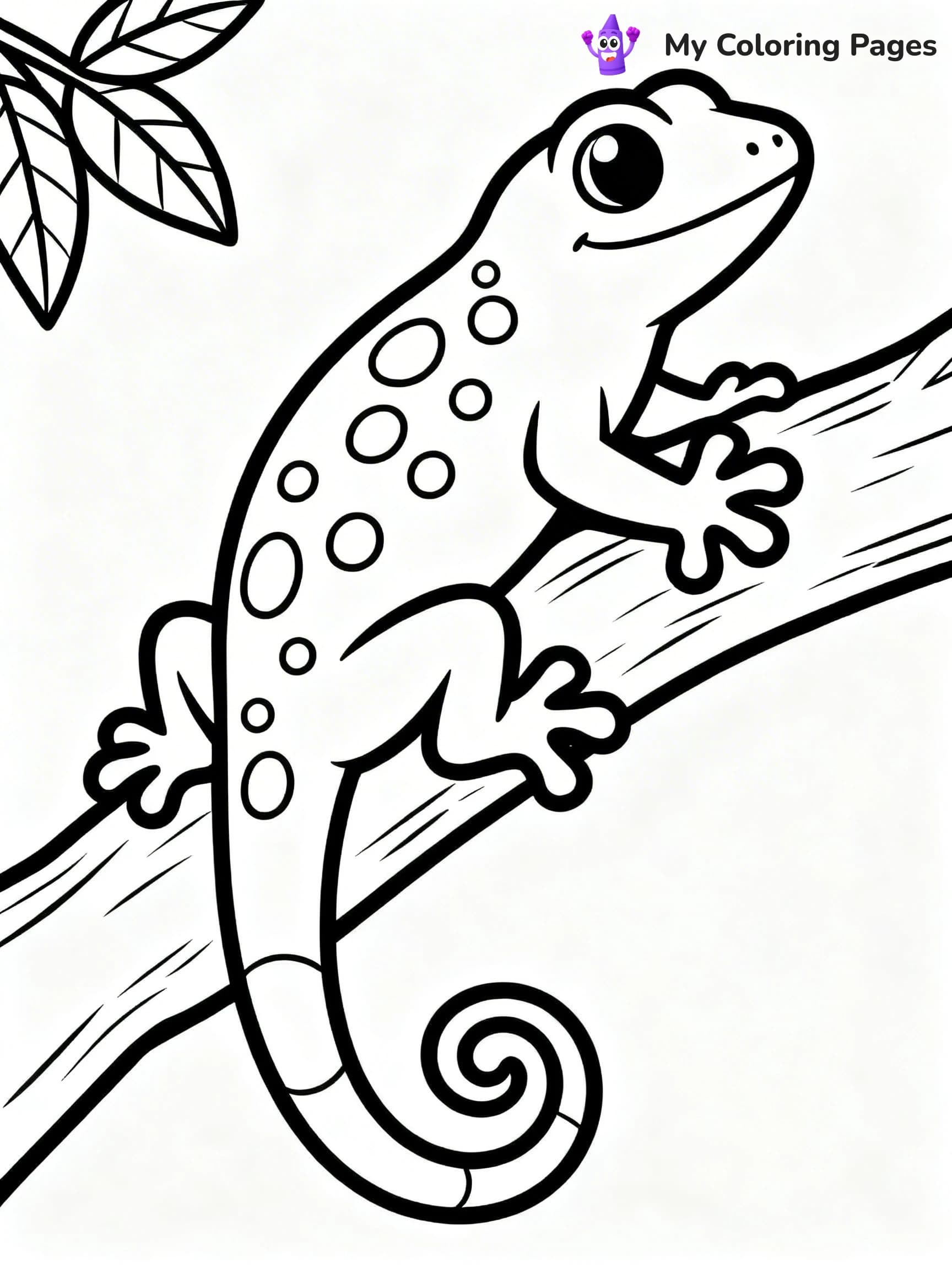 Leopard Gecko Coloring Pages - 24