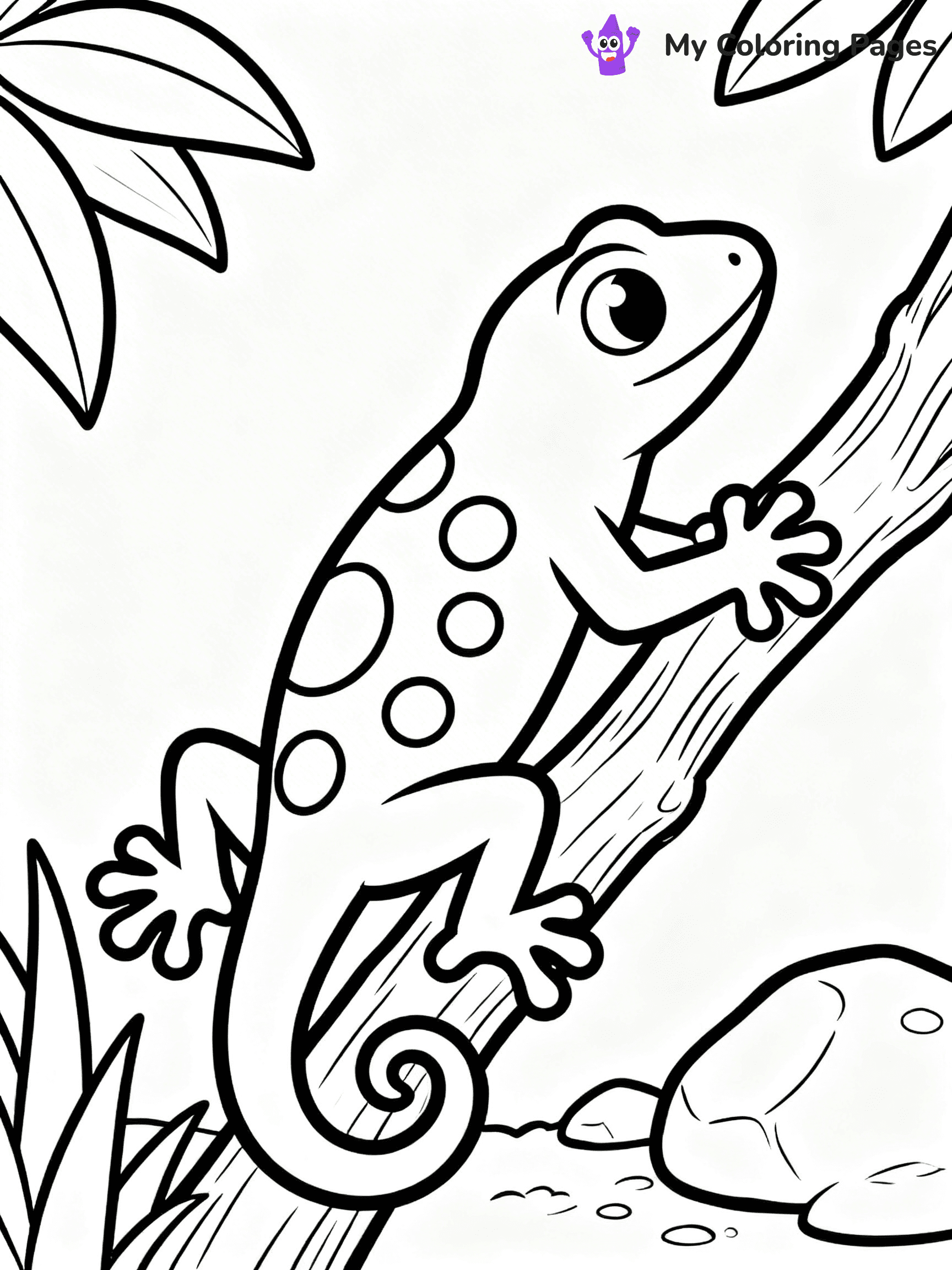 Leopard Gecko Coloring Pages - 23