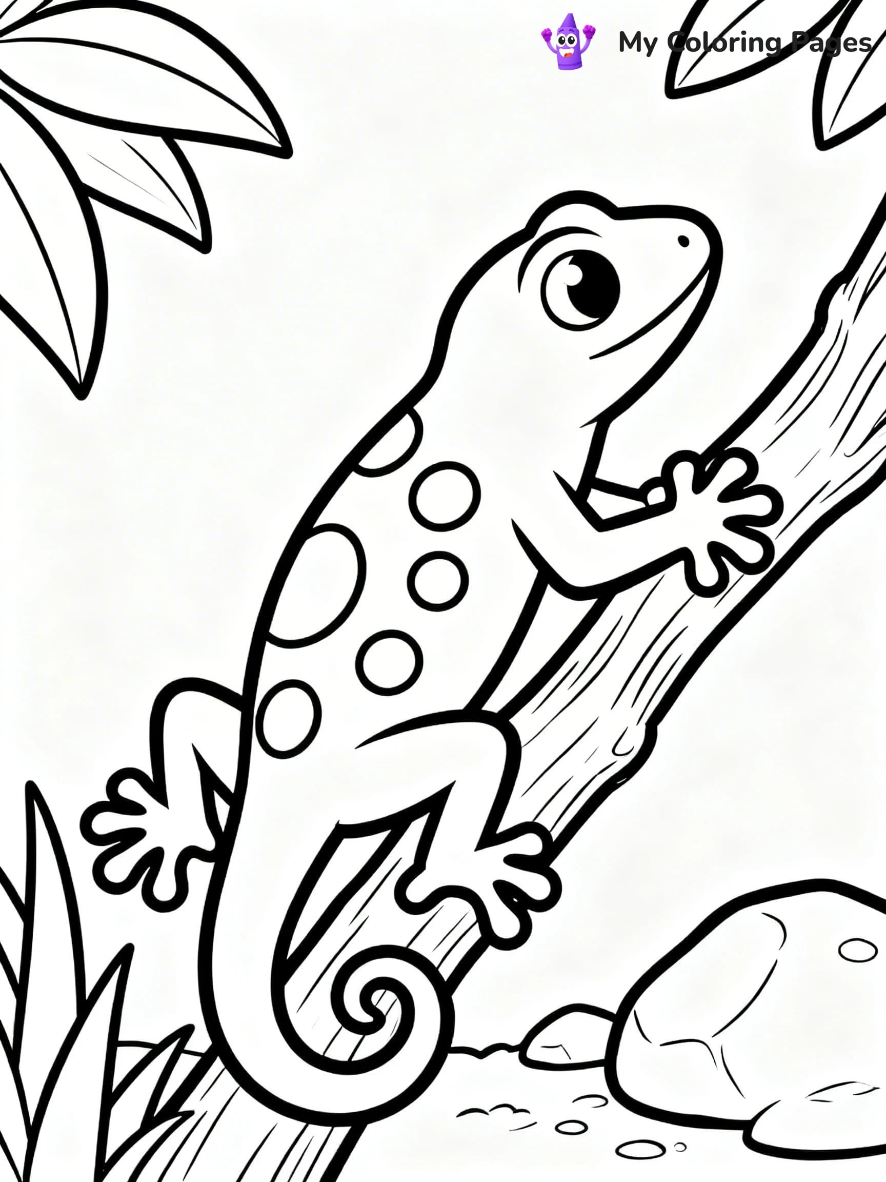 Leopard Gecko Coloring Pages - 23