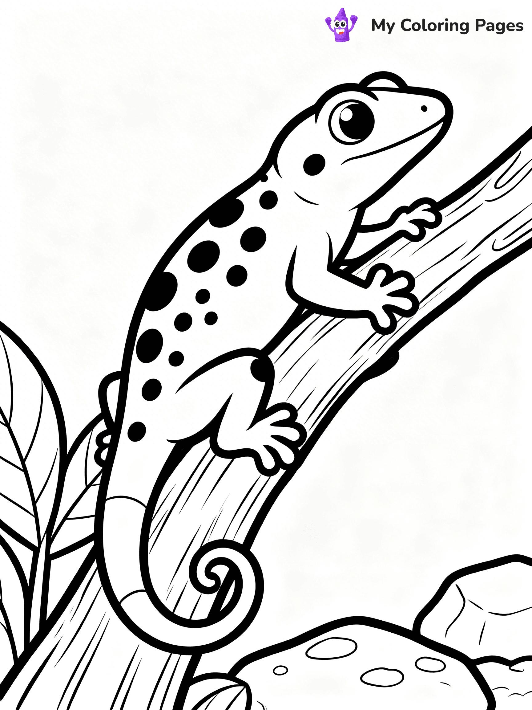 Leopard Gecko Coloring Pages - 22