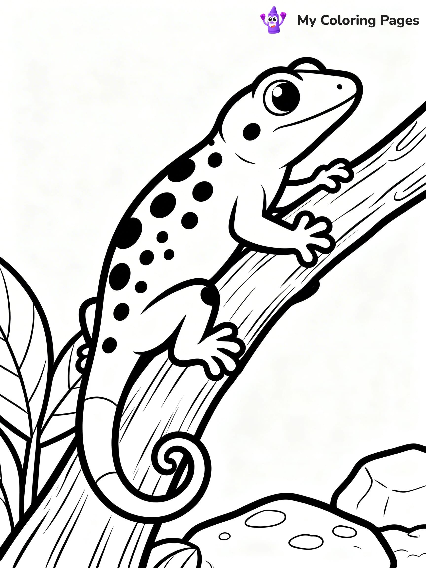 Leopard Gecko Coloring Pages - 22