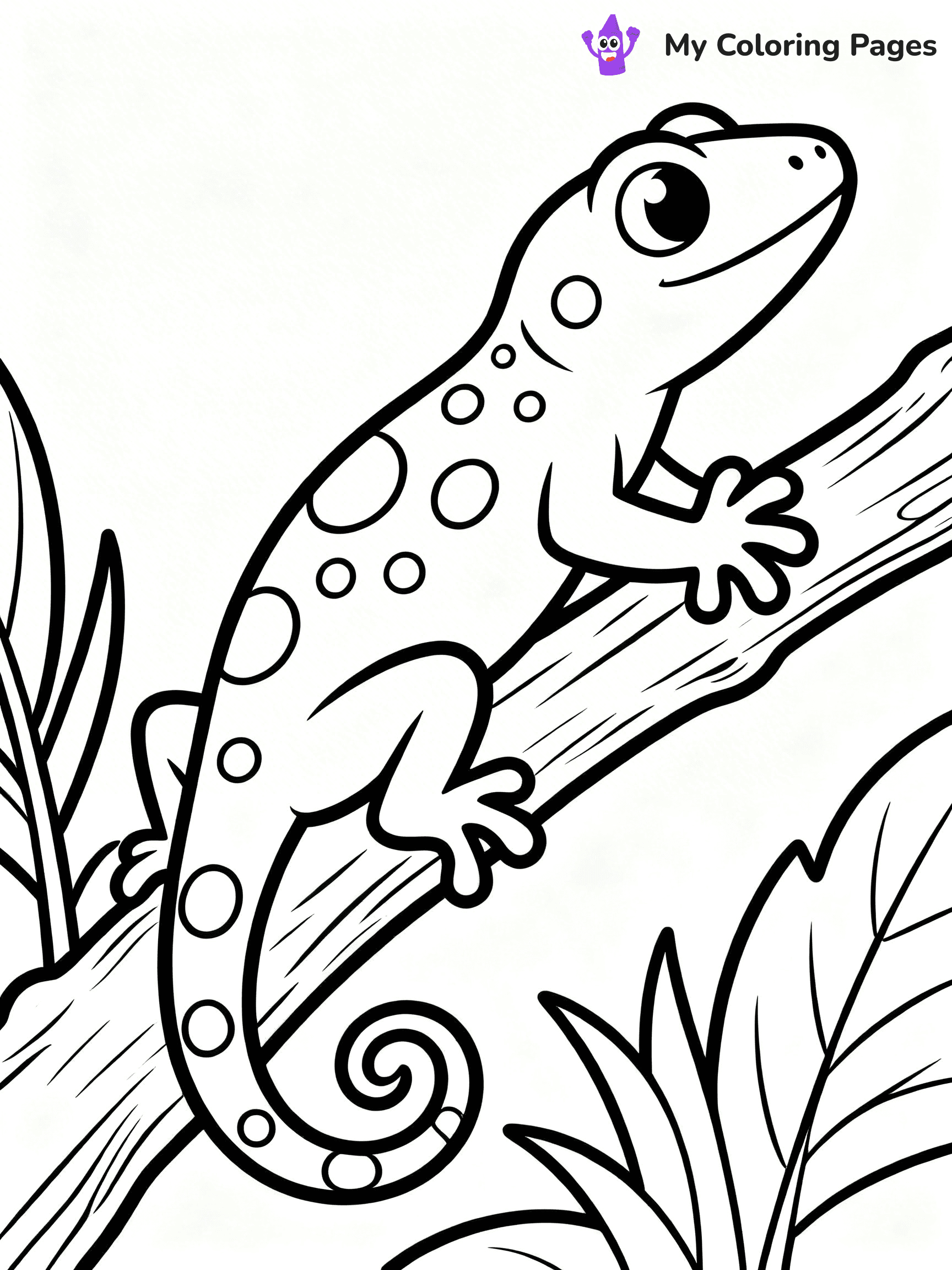 Leopard Gecko Coloring Pages - 21