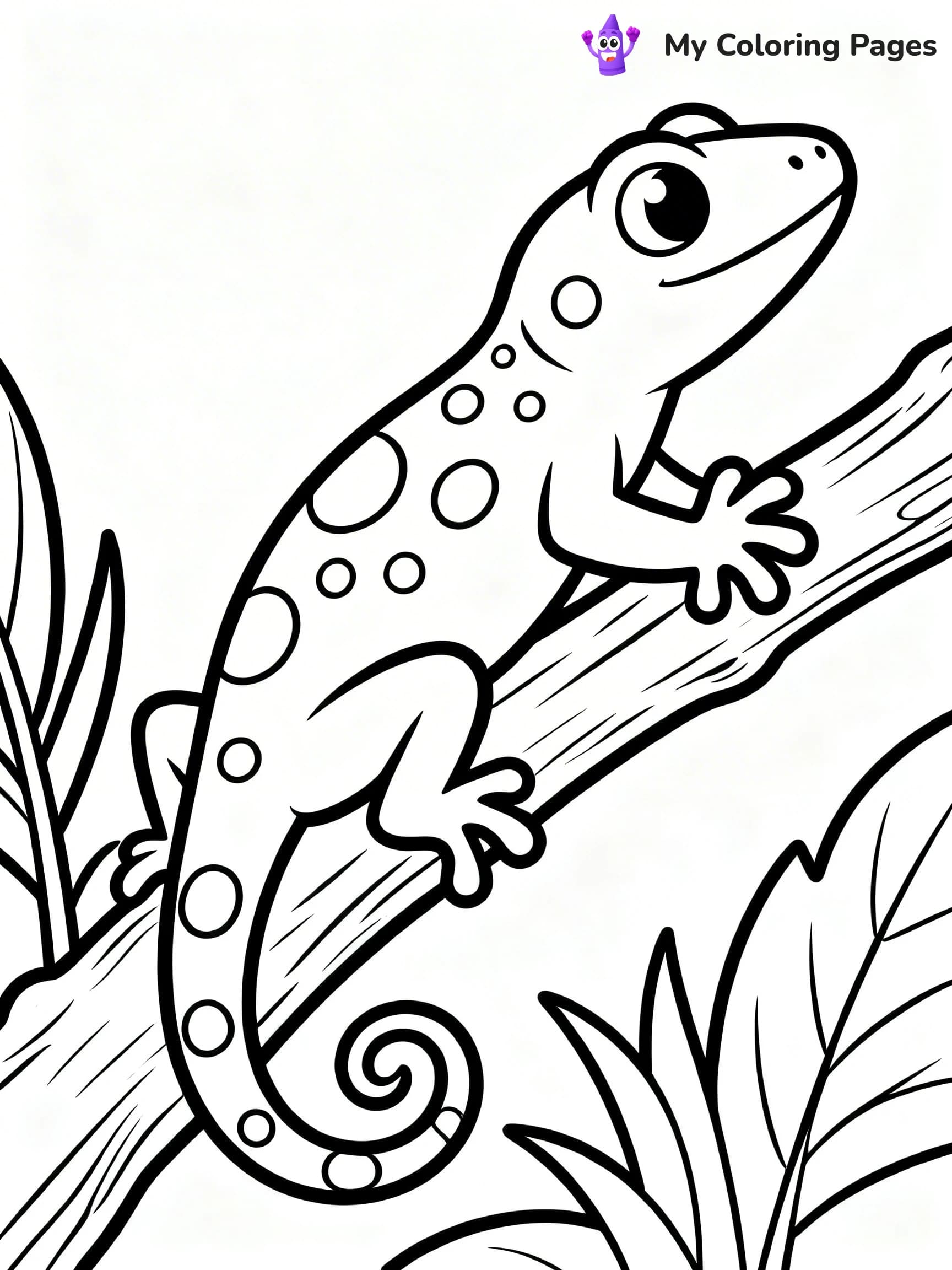 Leopard Gecko Coloring Pages - 21