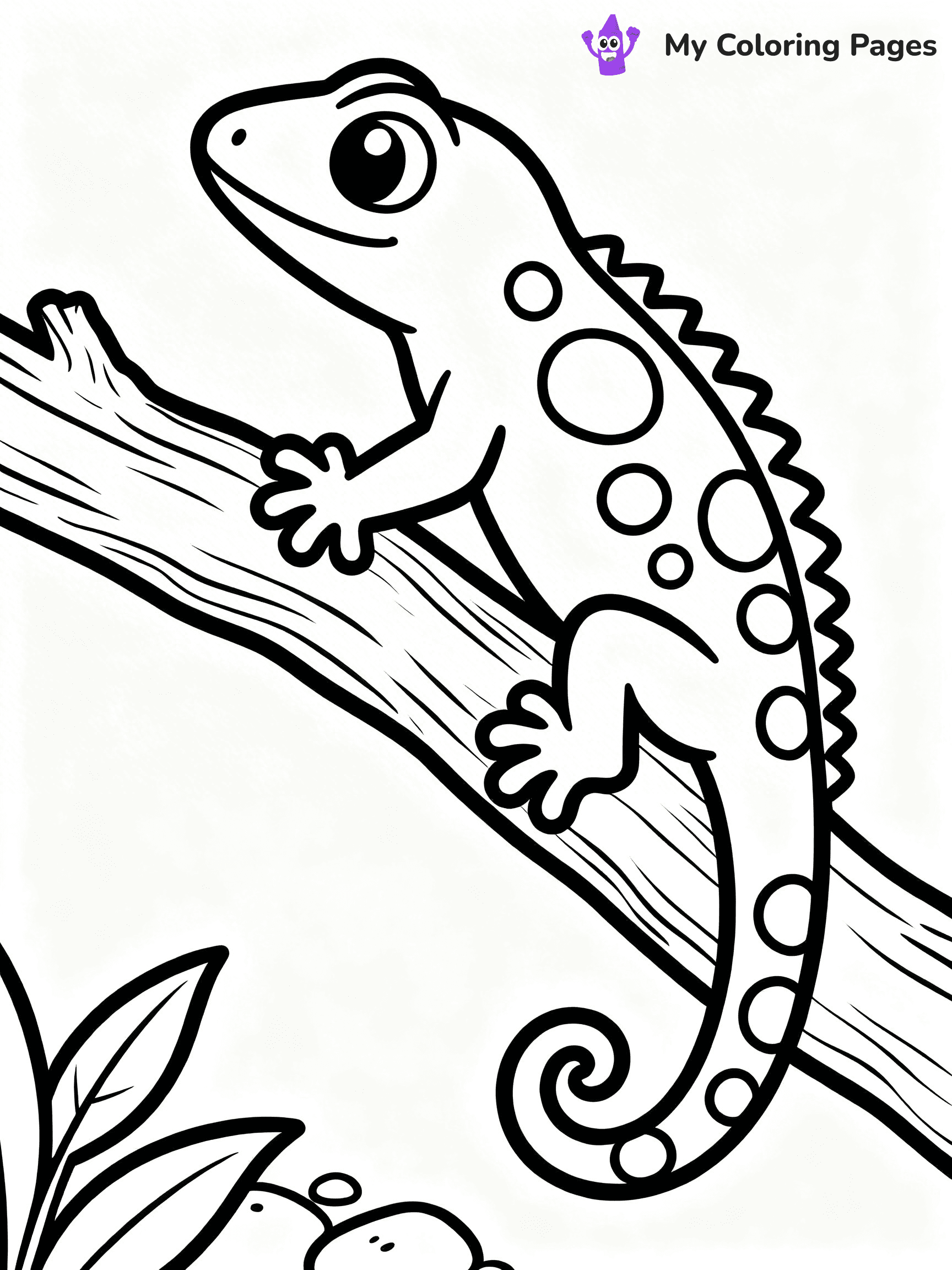 Leopard Gecko Coloring Pages - 20