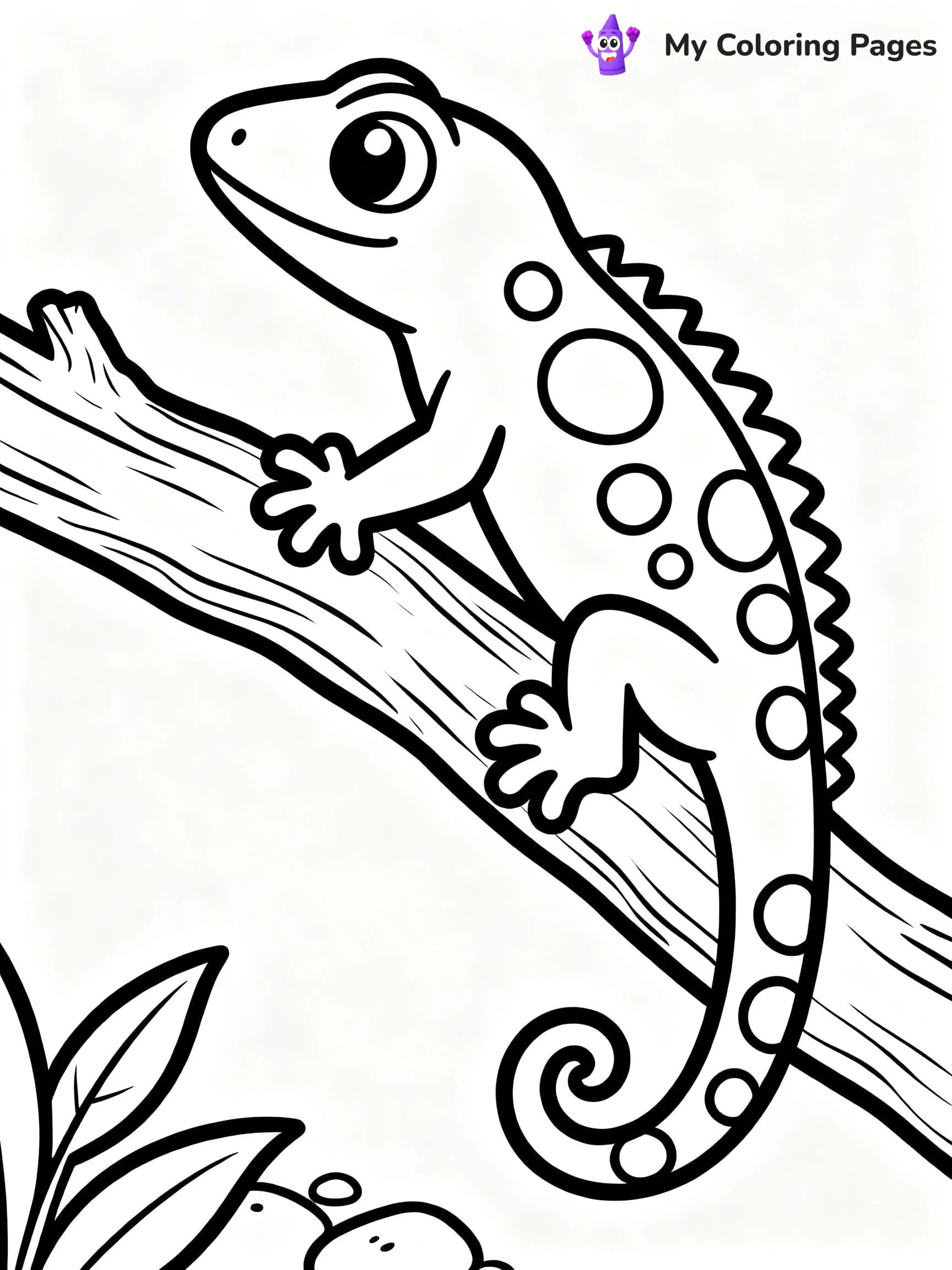 Leopard Gecko Coloring Pages - 20