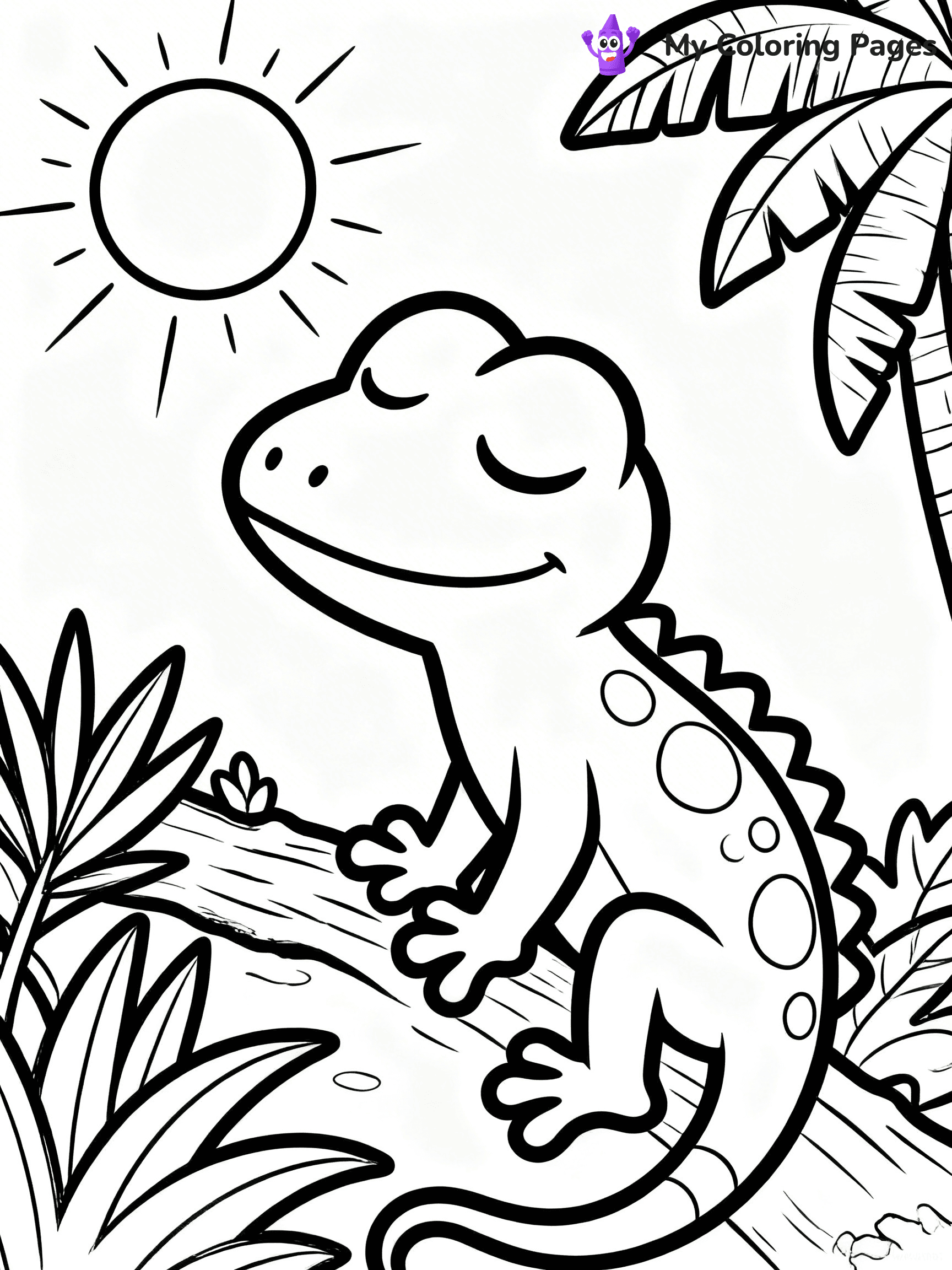 Leopard Gecko Coloring Pages - 16