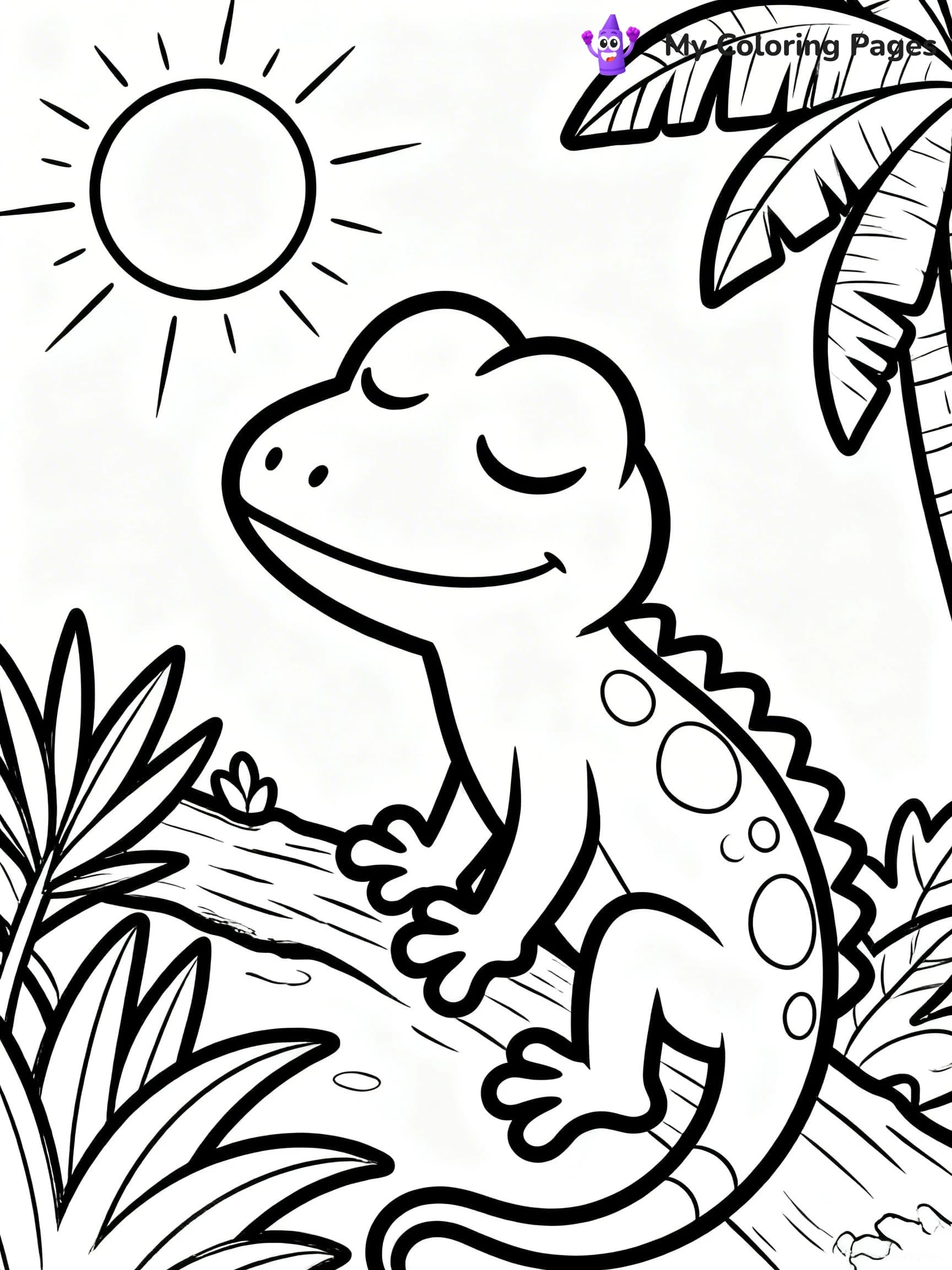Leopard Gecko Coloring Pages - 16
