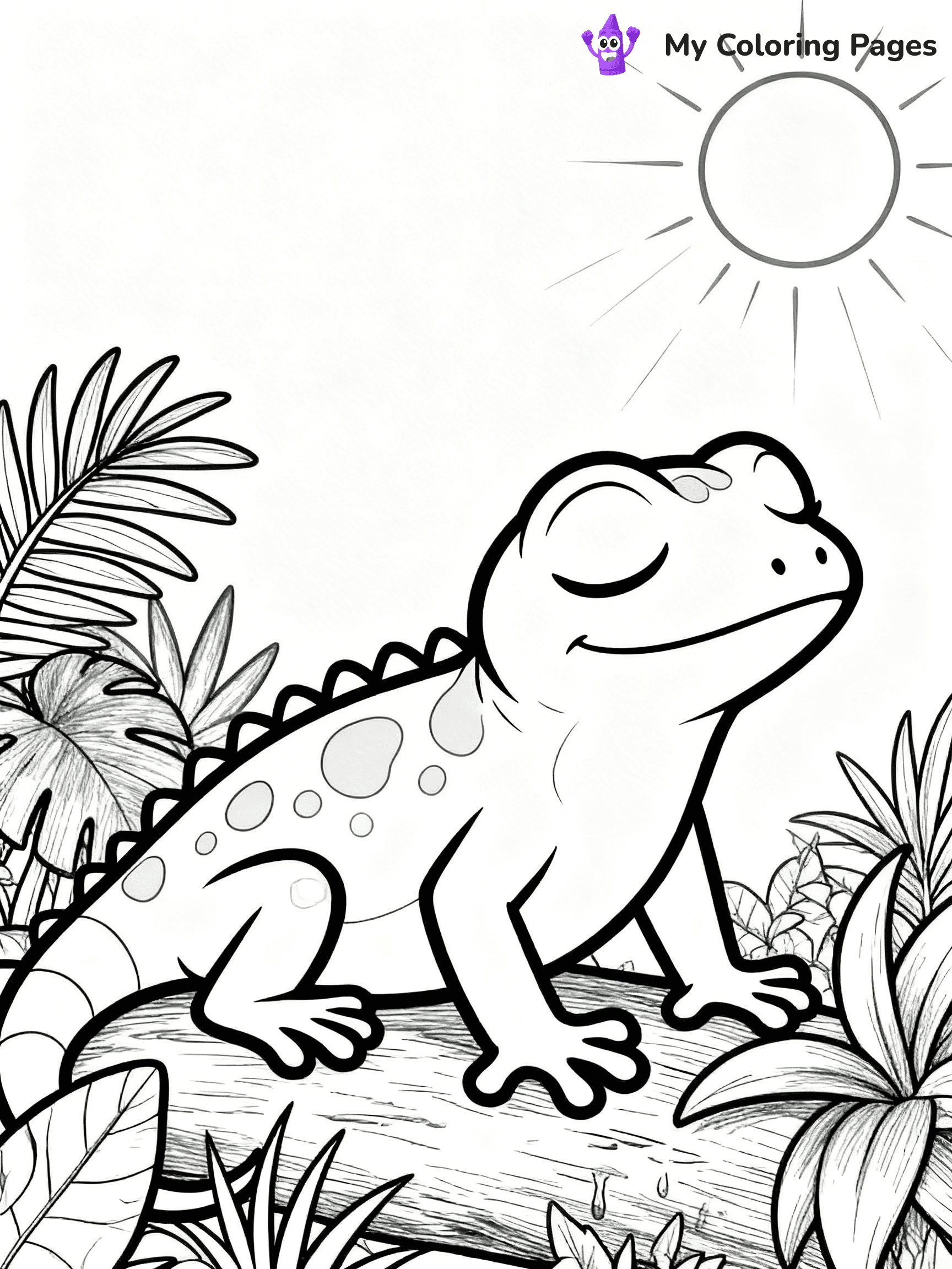 Leopard Gecko Coloring Pages - 14