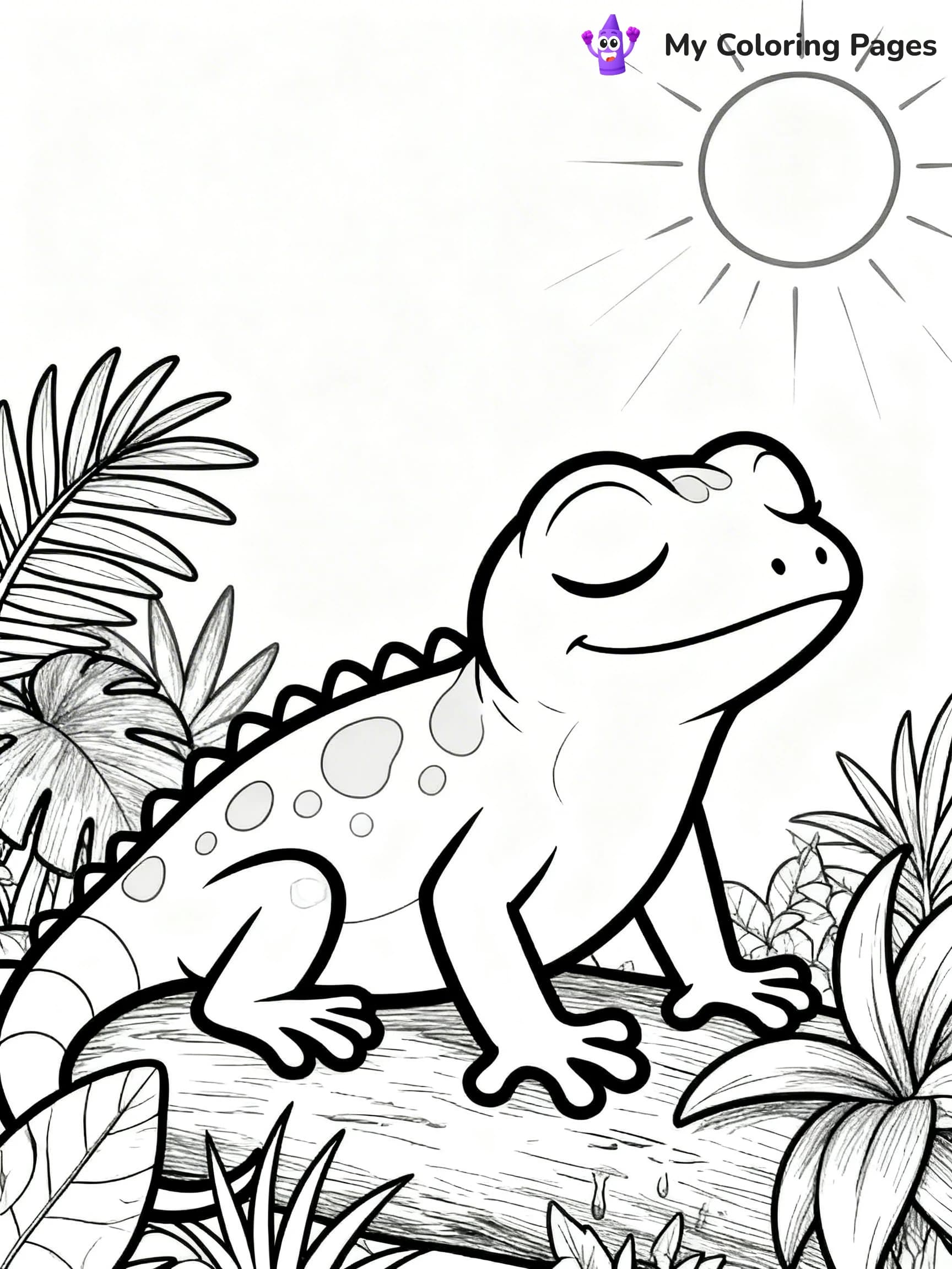 Leopard Gecko Coloring Pages - 14