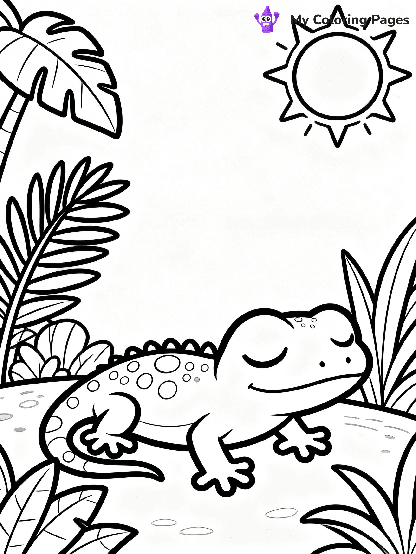 Leopard Gecko Coloring Pages - 13