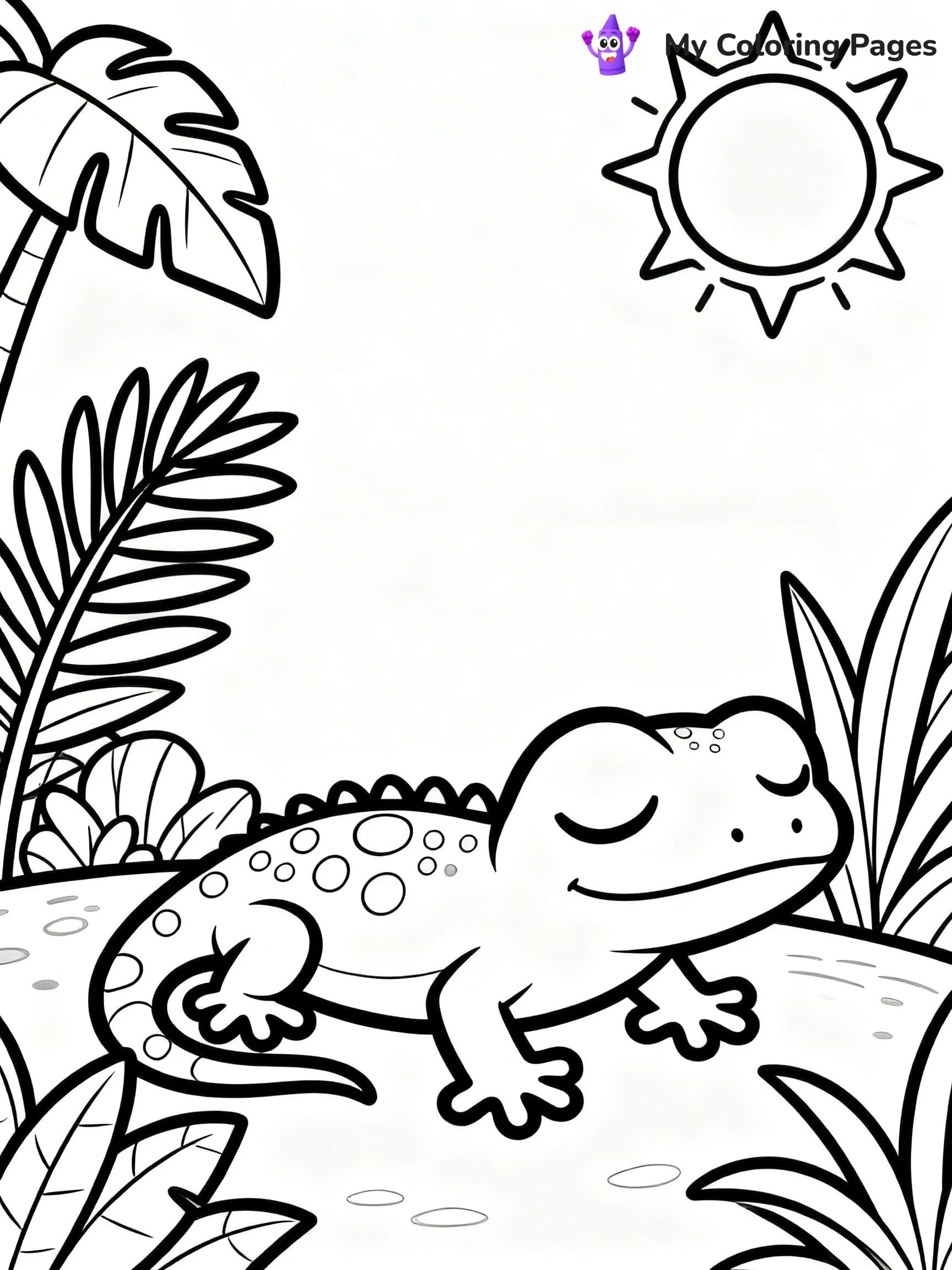 Leopard Gecko Coloring Pages - 13