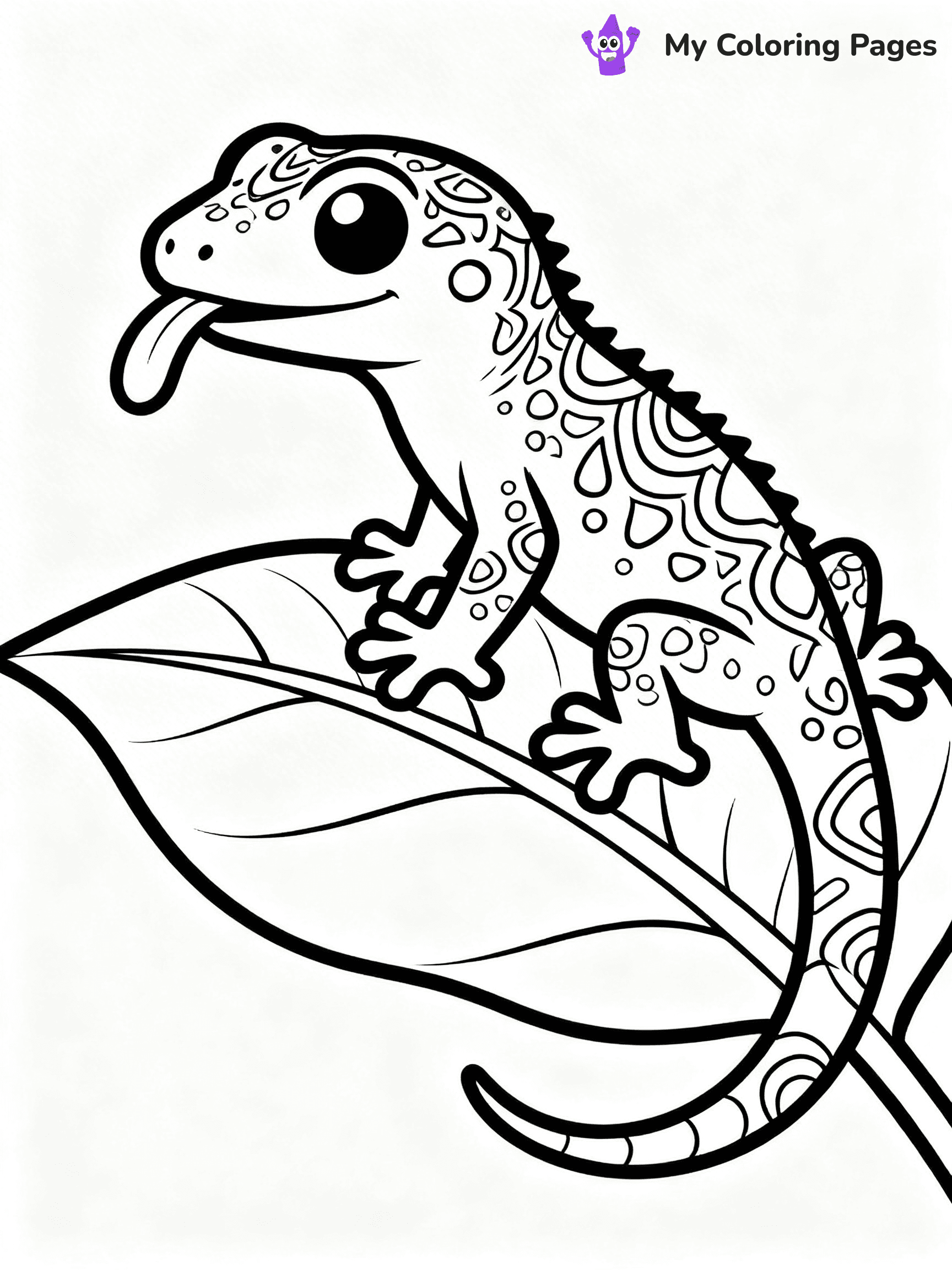 Leopard Gecko Coloring Pages - 12