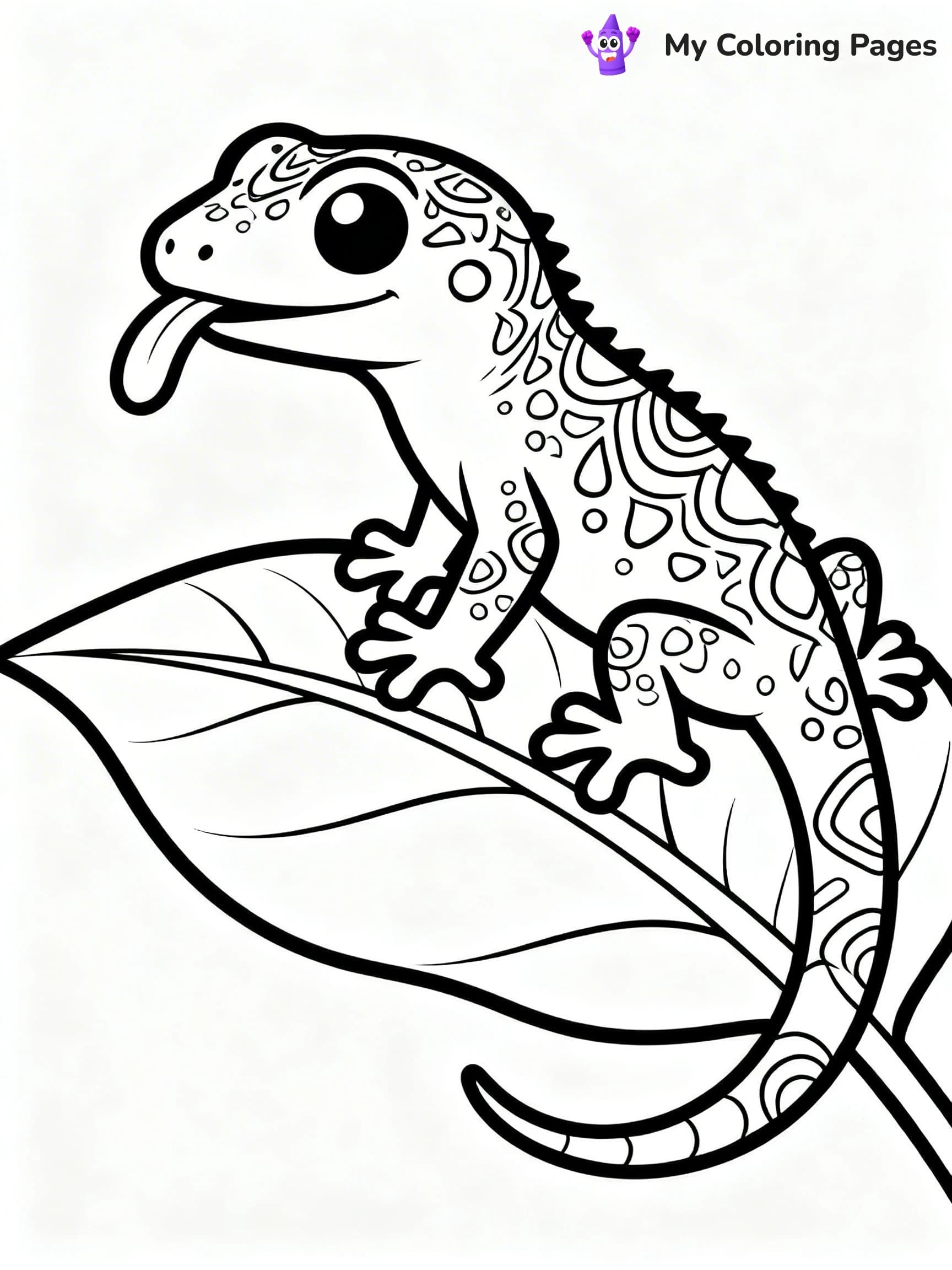 Leopard Gecko Coloring Pages - 12