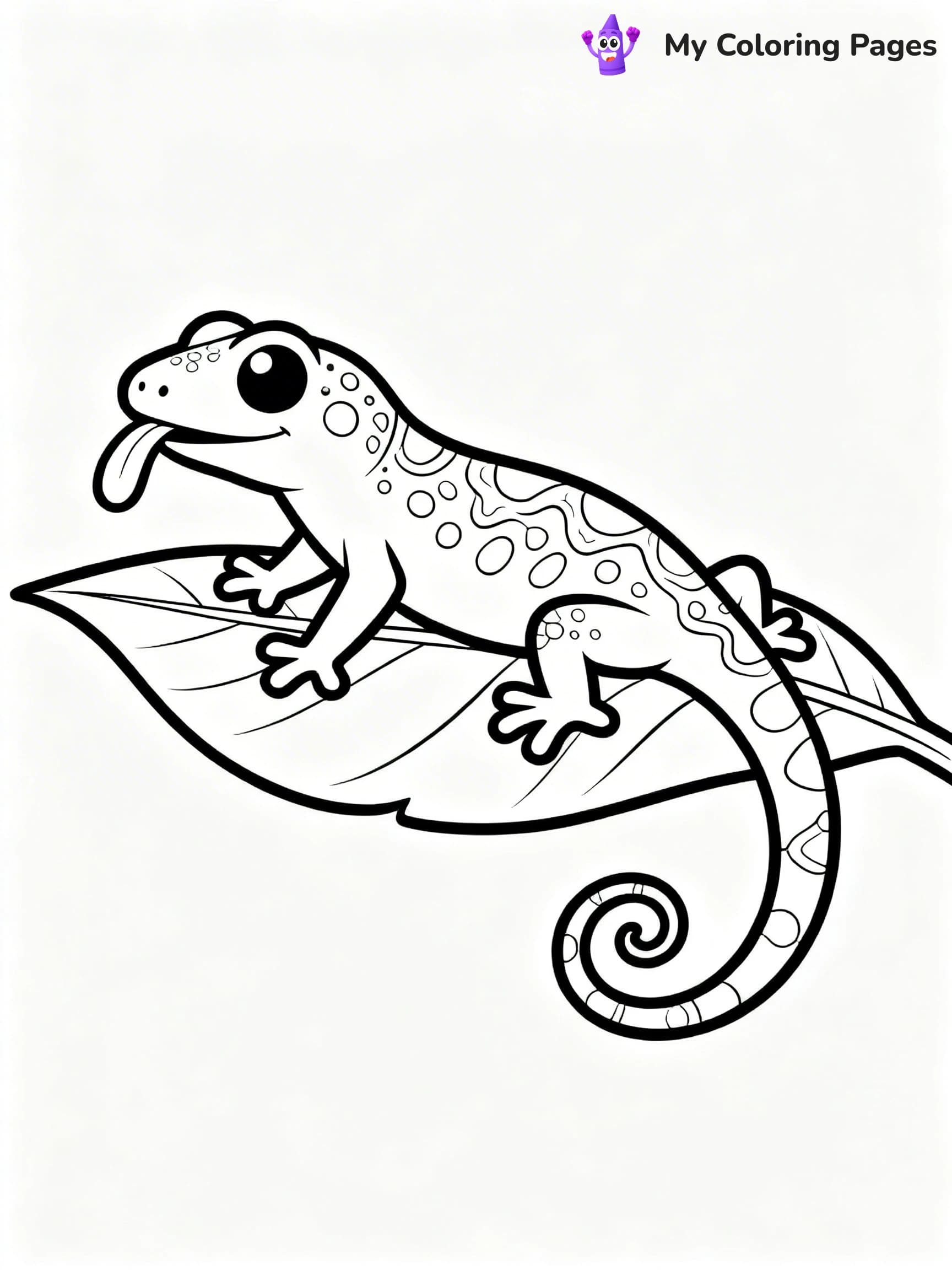 Leopard Gecko Coloring Pages - 11