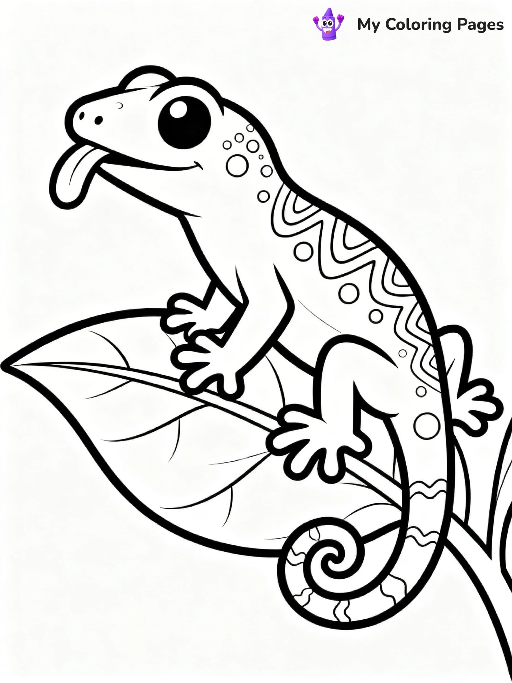 Leopard Gecko Coloring Pages - 10