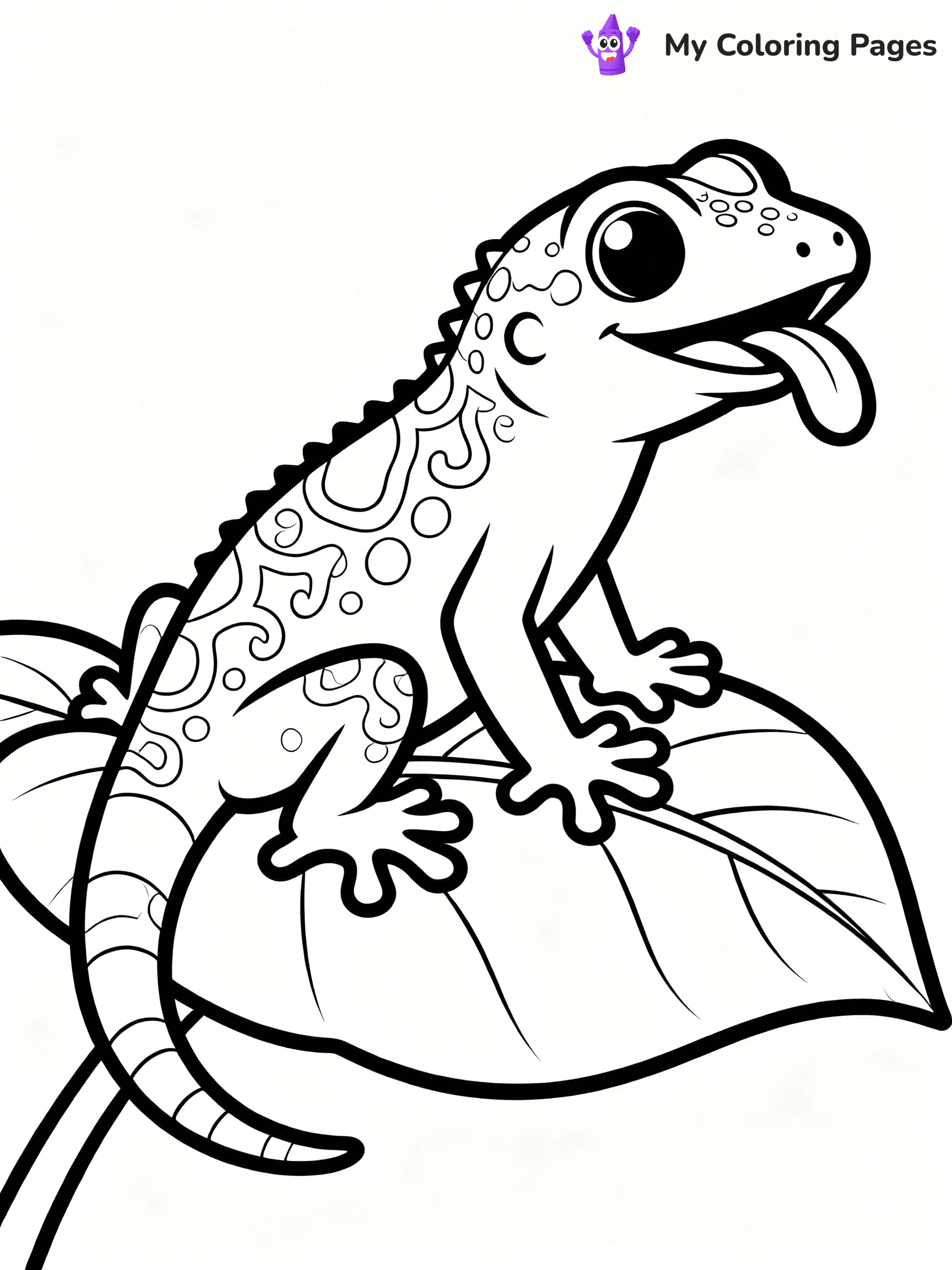 Leopard Gecko Coloring Pages - 9