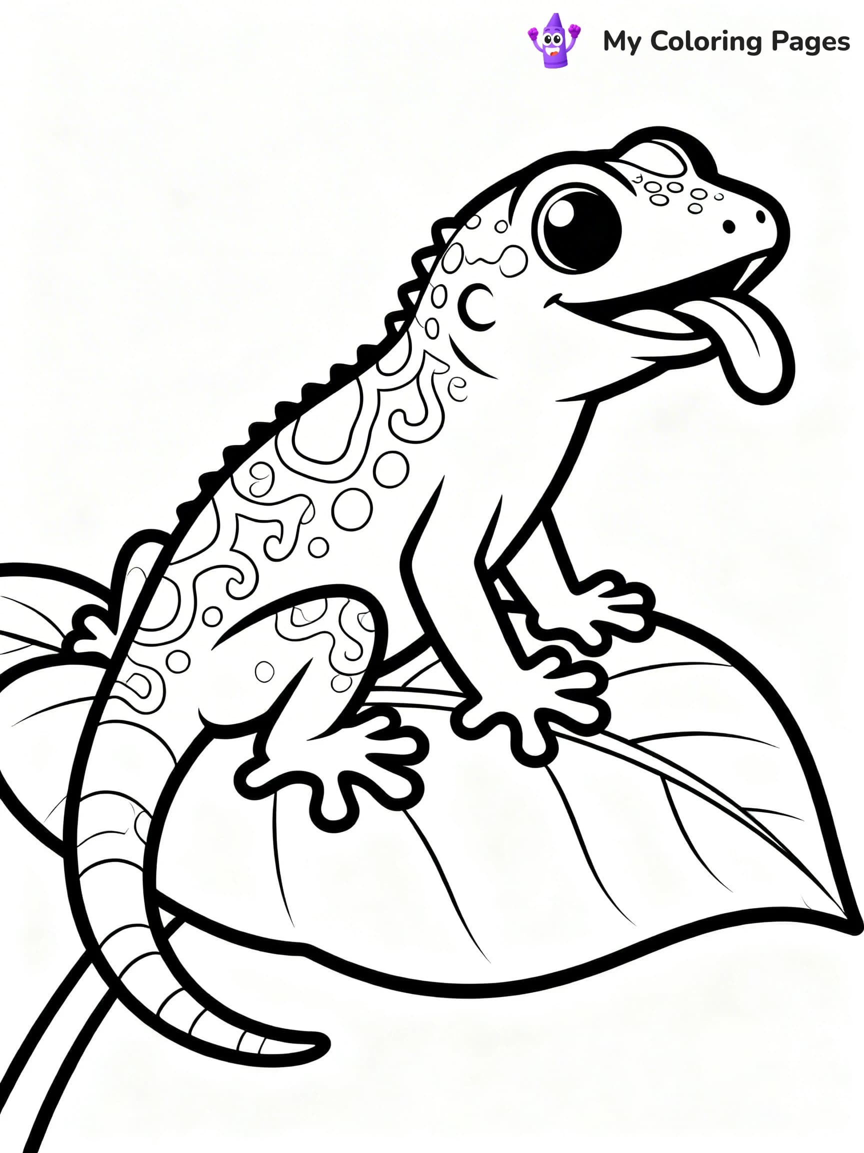 Leopard Gecko Coloring Pages - 9