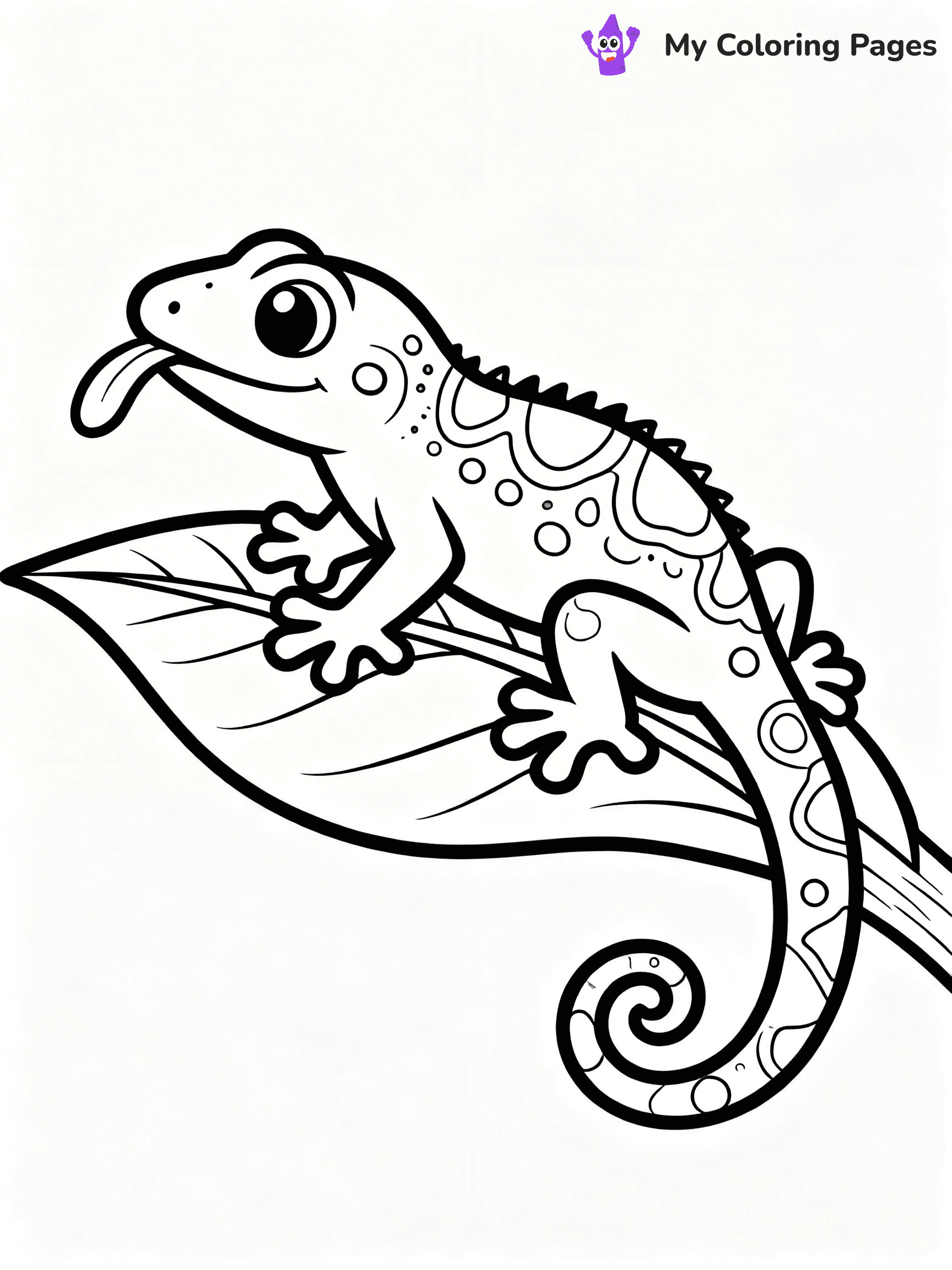 Leopard Gecko Coloring Pages - 8