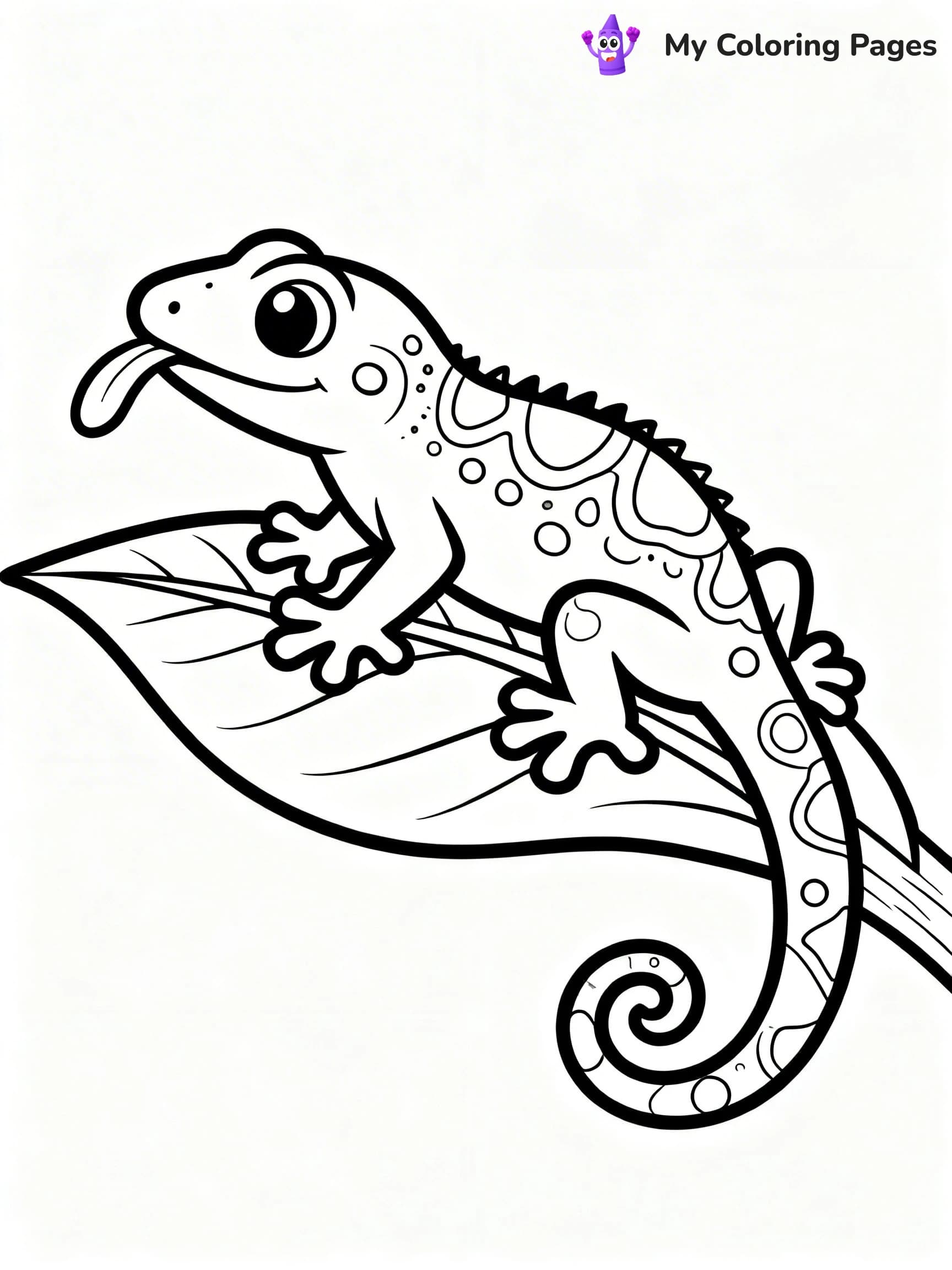 Leopard Gecko Coloring Pages - 8