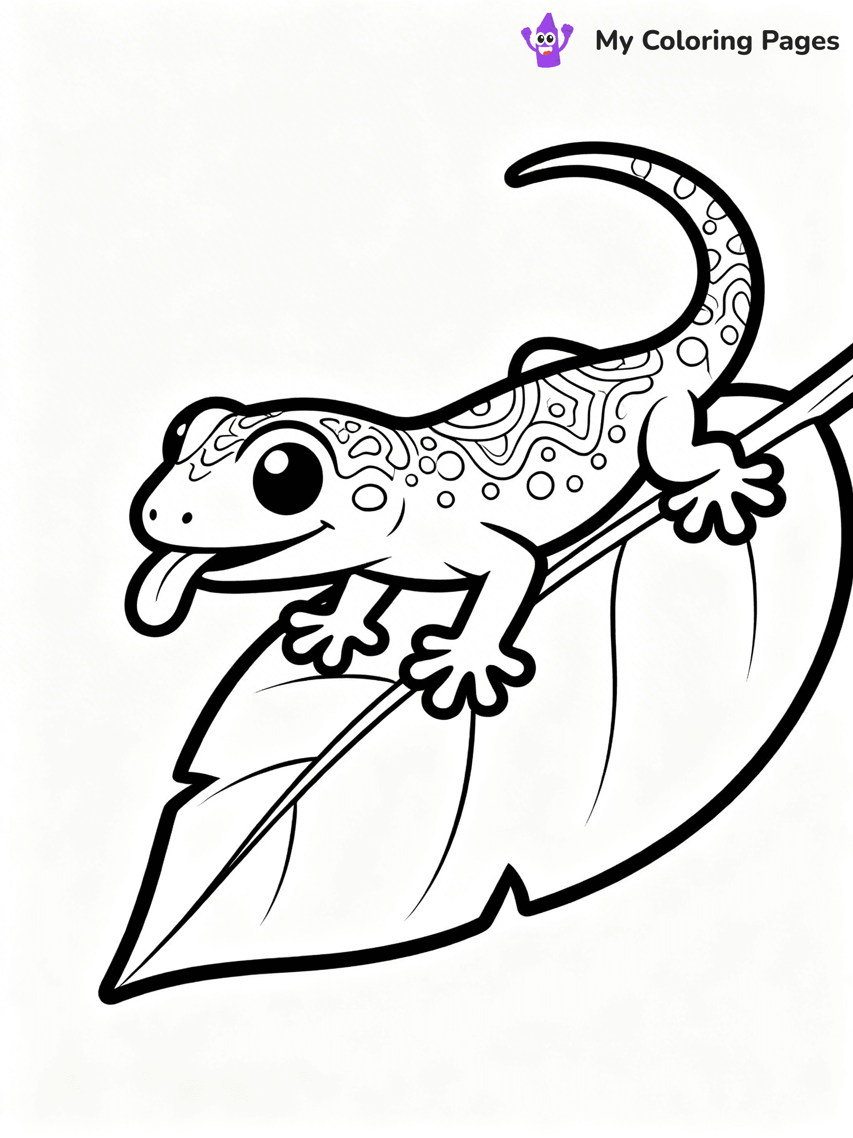 Leopard Gecko Coloring Pages - 7