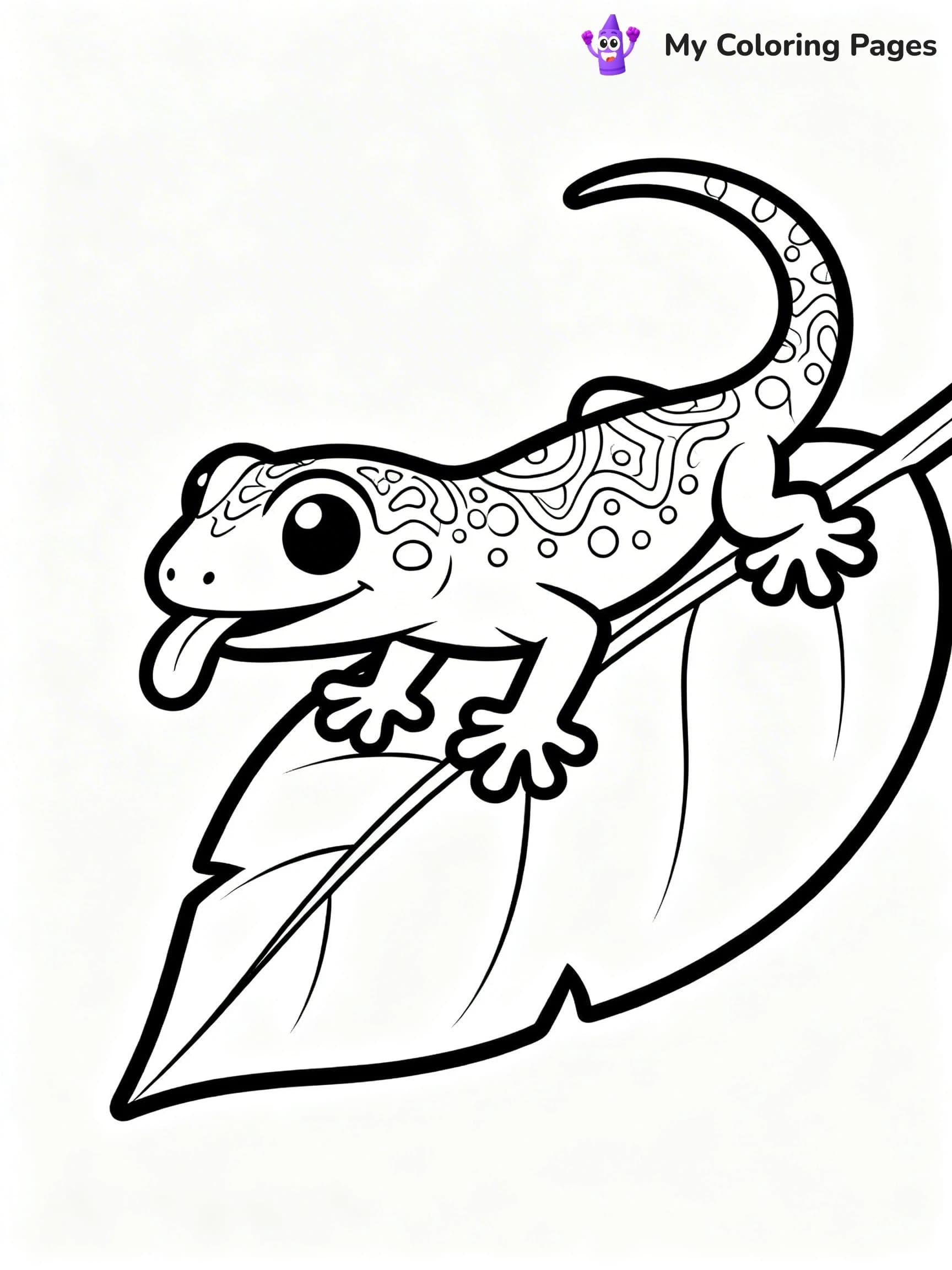 Leopard Gecko Coloring Pages - 7