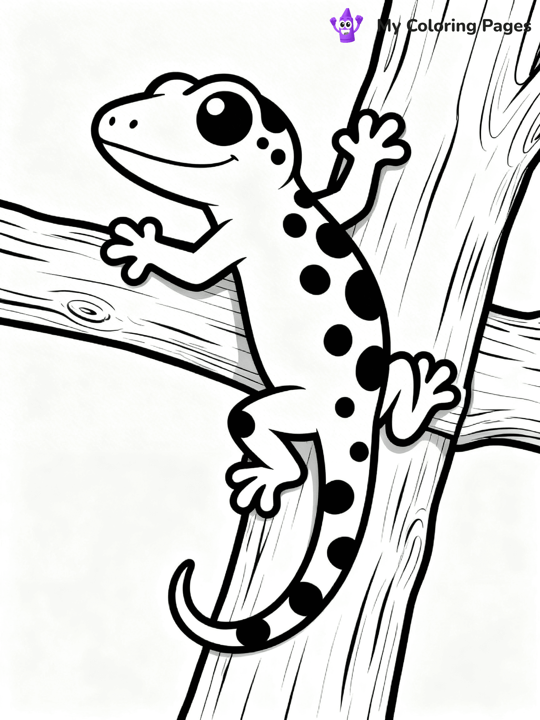 Leopard Gecko Coloring Pages - 6