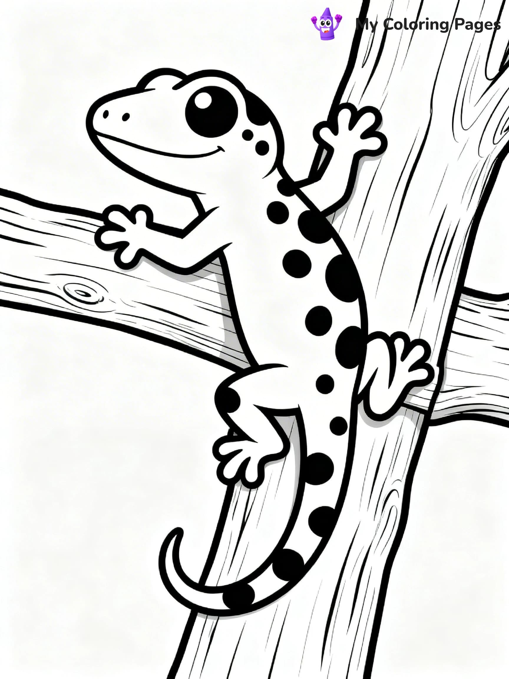 Leopard Gecko Coloring Pages - 6