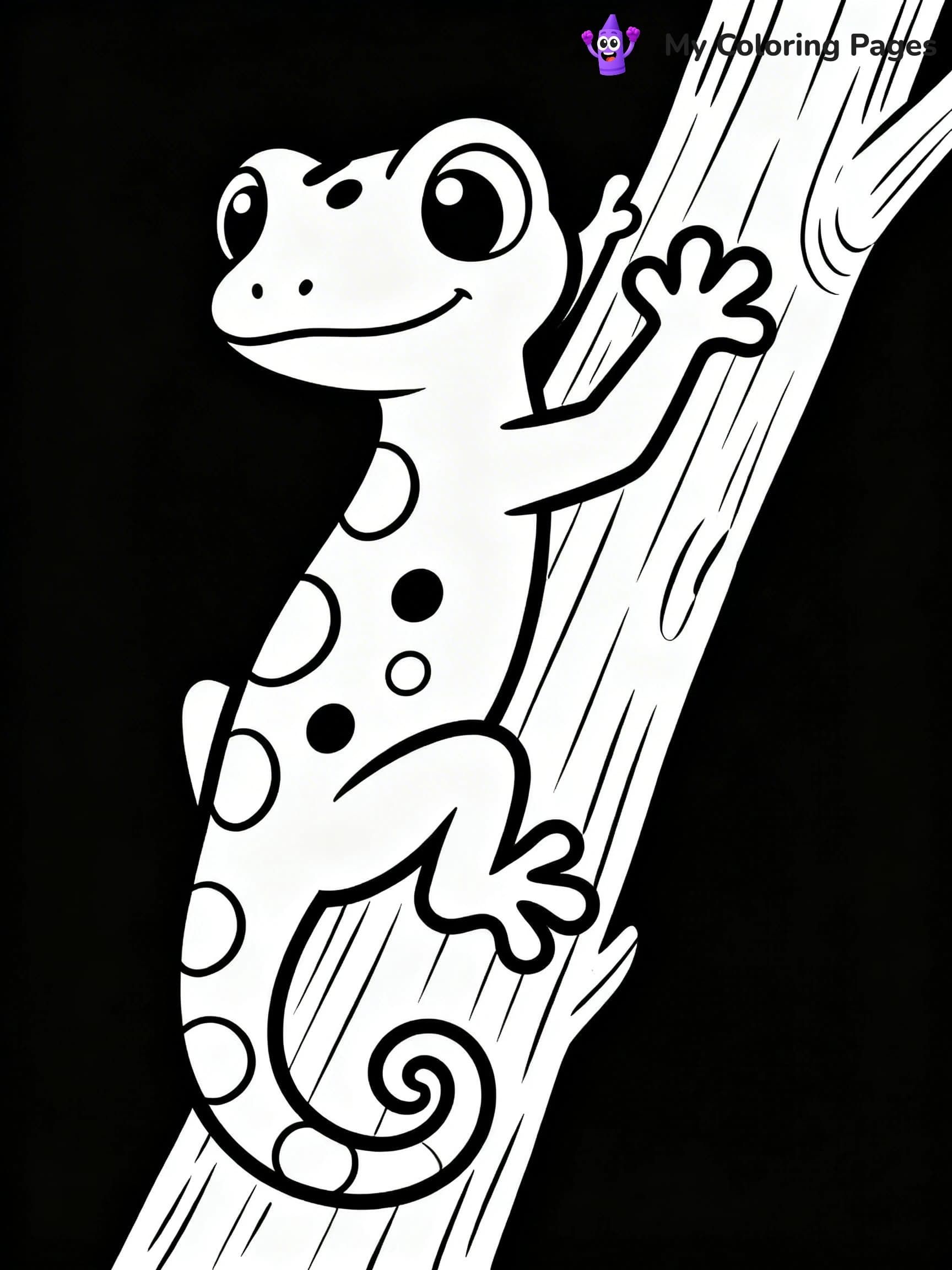 Leopard Gecko Coloring Pages - 5