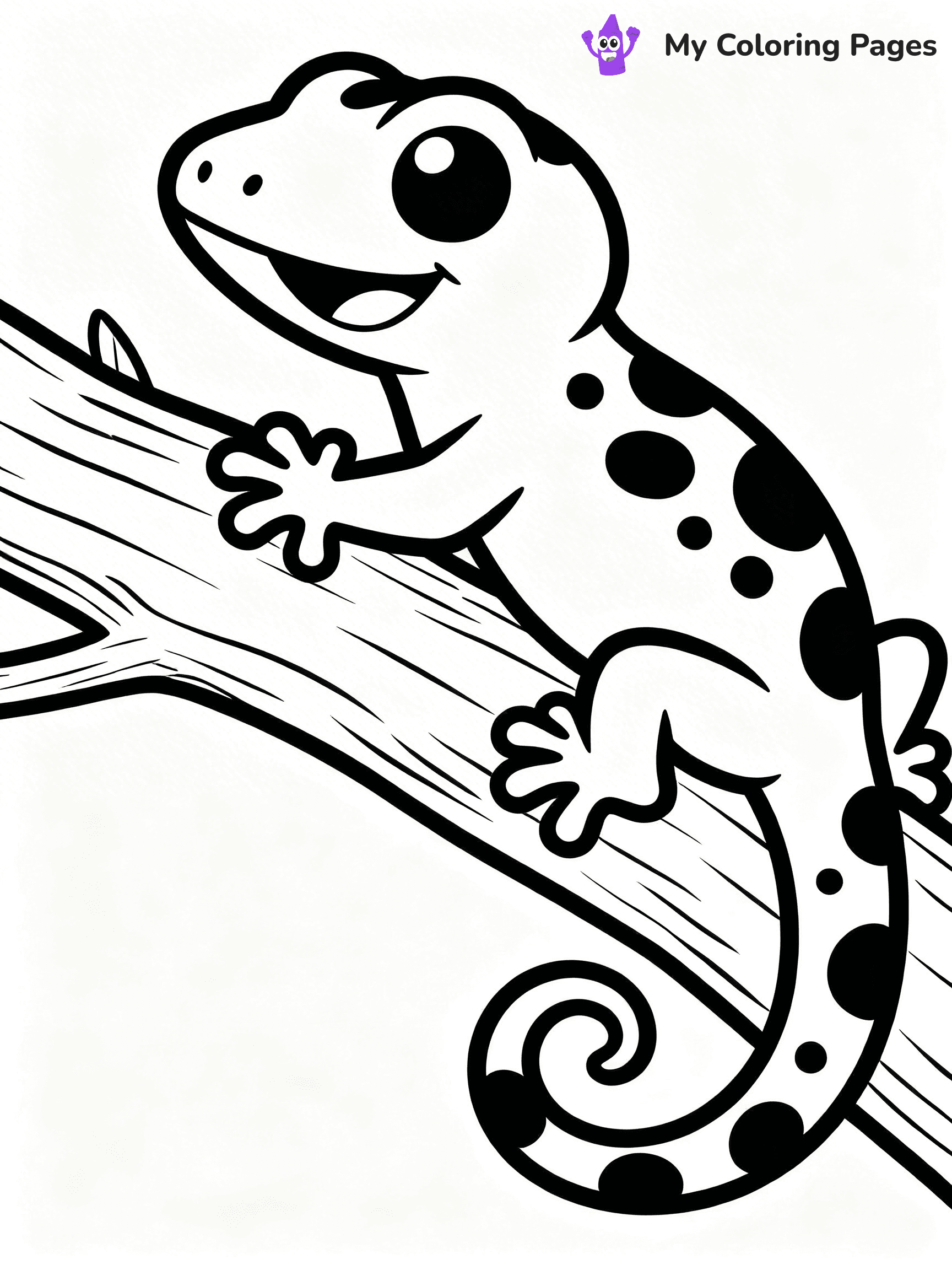 Leopard Gecko Coloring Pages - 3