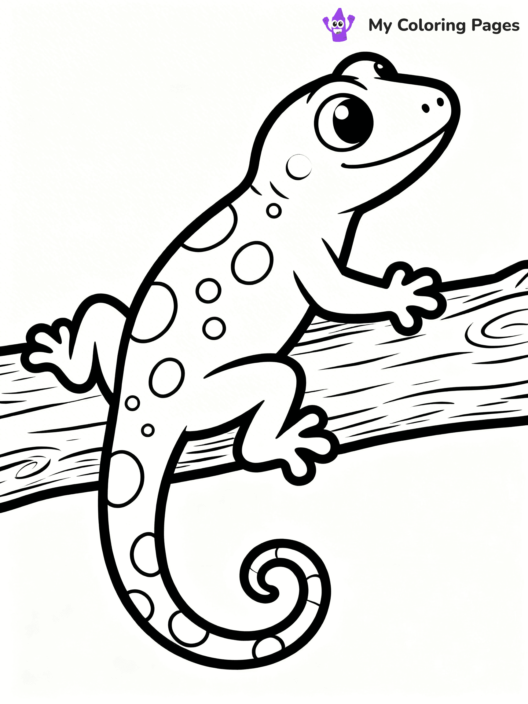 Leopard Gecko Coloring Pages - 2