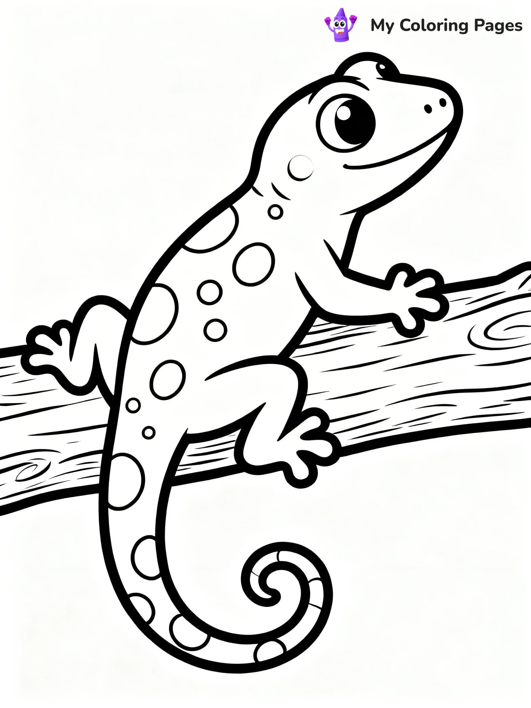 Leopard Gecko Coloring Pages - 2