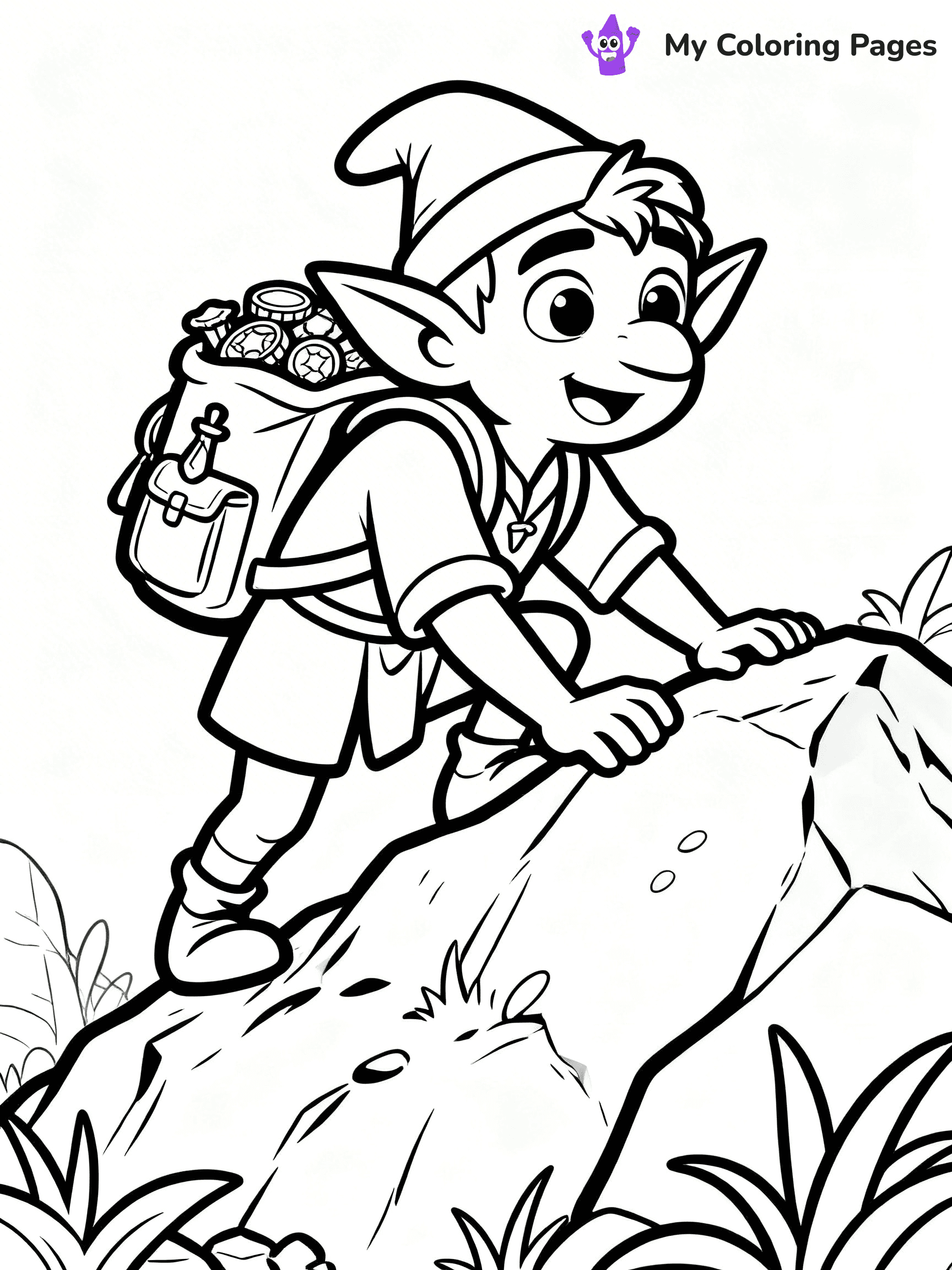 Goblin Coloring Pages - 12