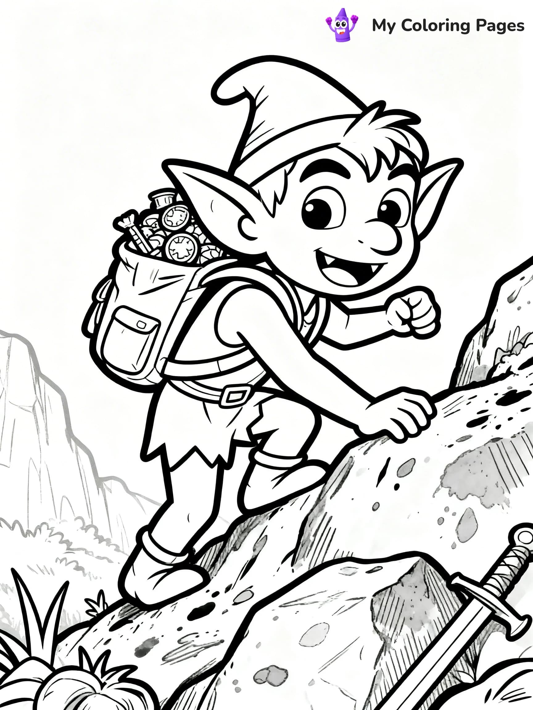 Goblin Coloring Pages - 8