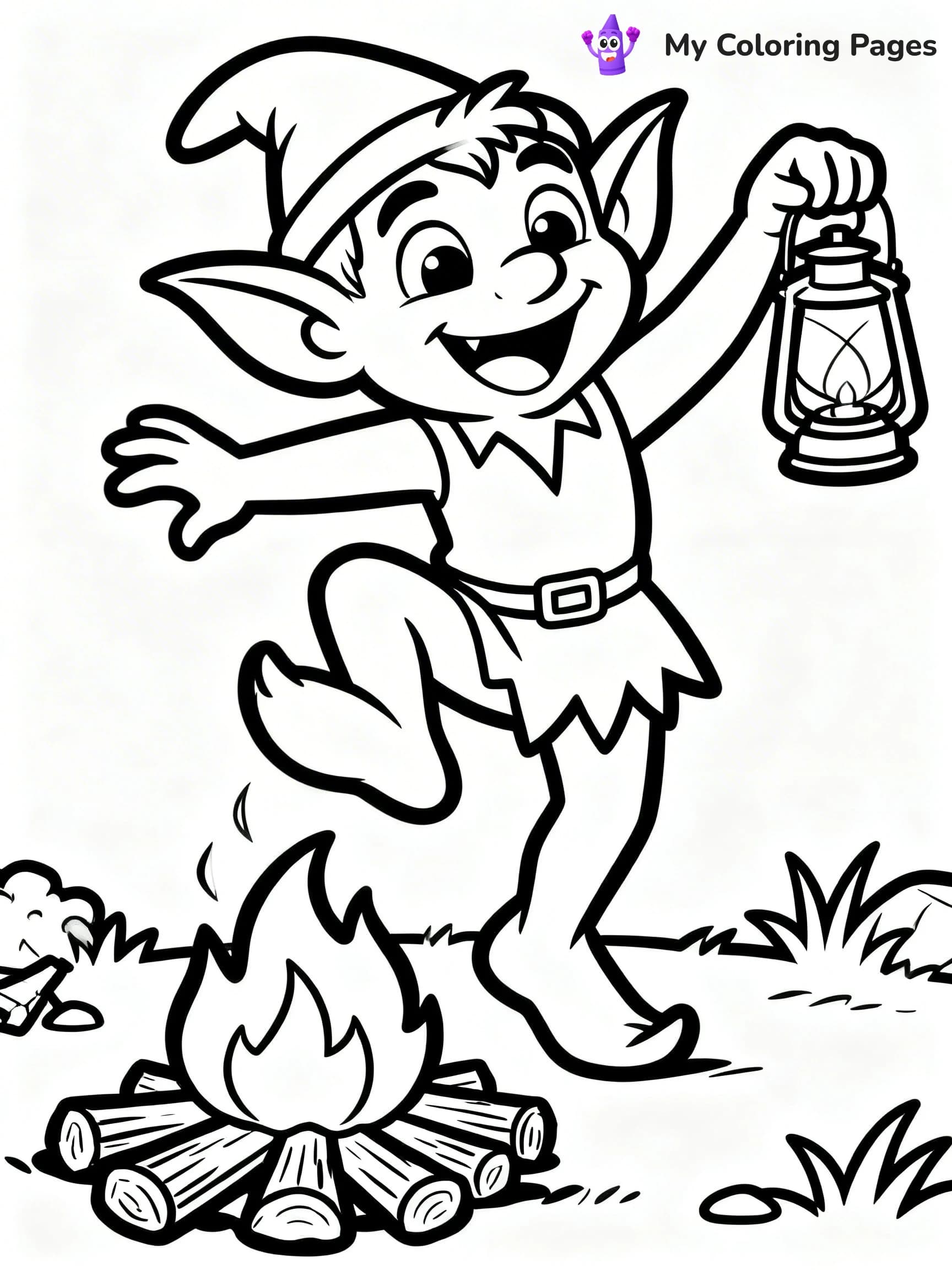 Goblin Coloring Pages - 1