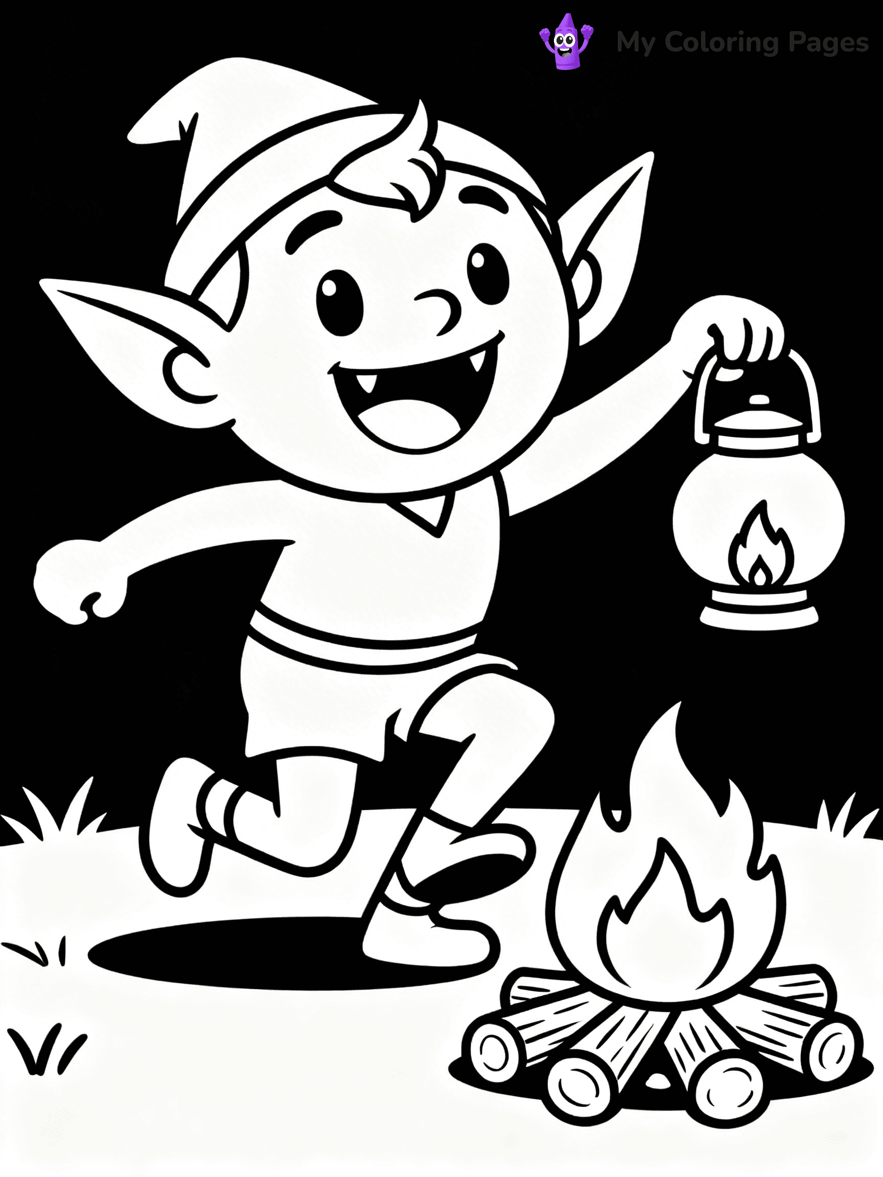 Goblin Coloring Pages - 1