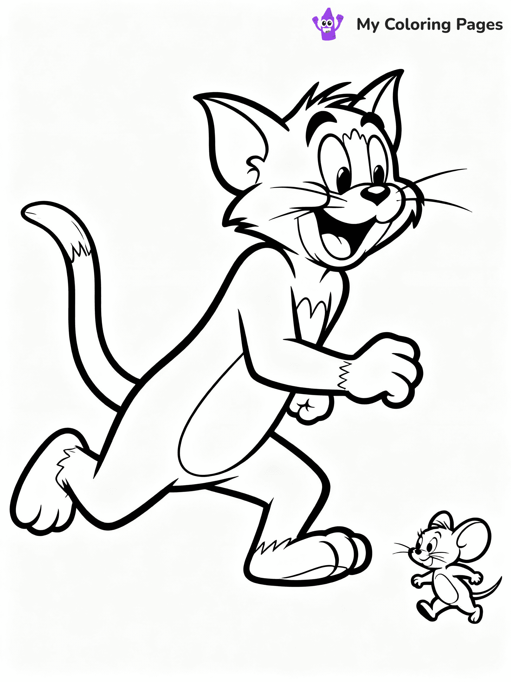 Tom And Jerry Coloring Pages - 9