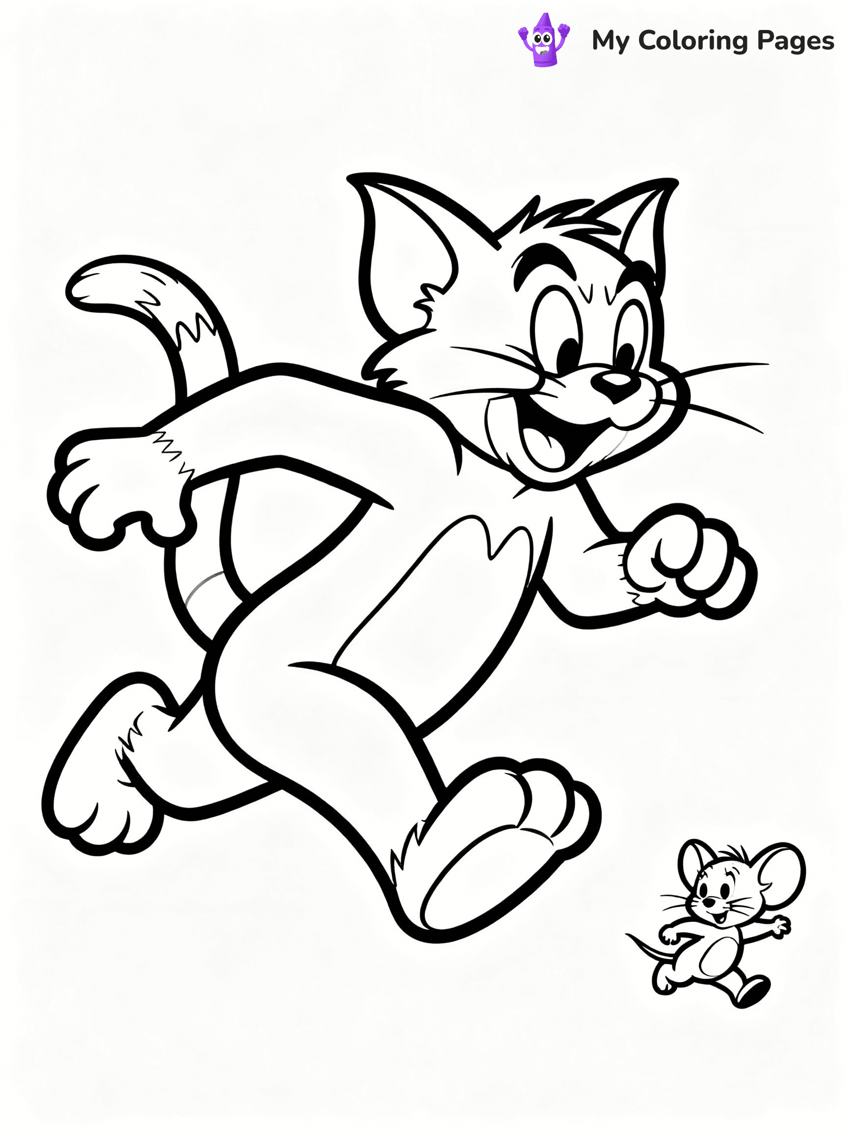 Tom And Jerry Coloring Pages - 8