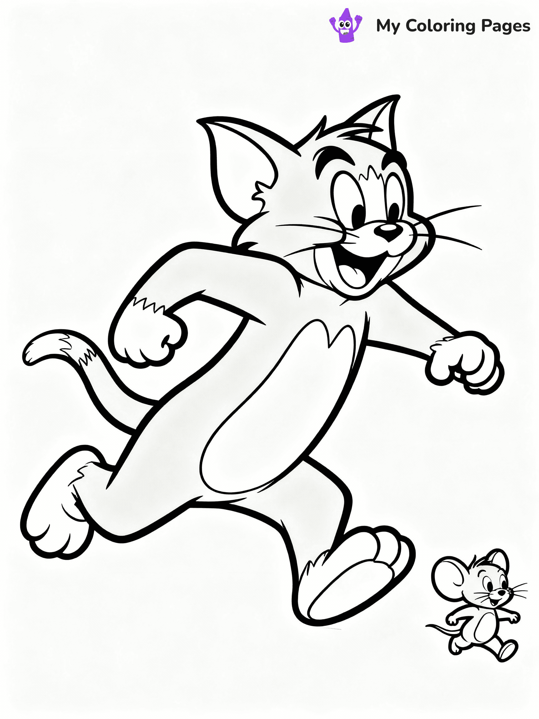 Tom And Jerry Coloring Pages - 6